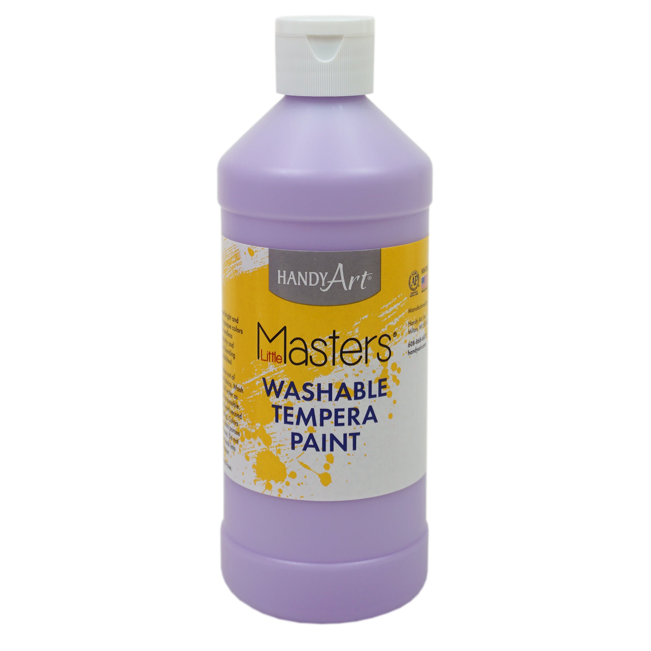 Little Masters® Washable Tempera Paint, 16 oz., Light Purple, Pack of 6