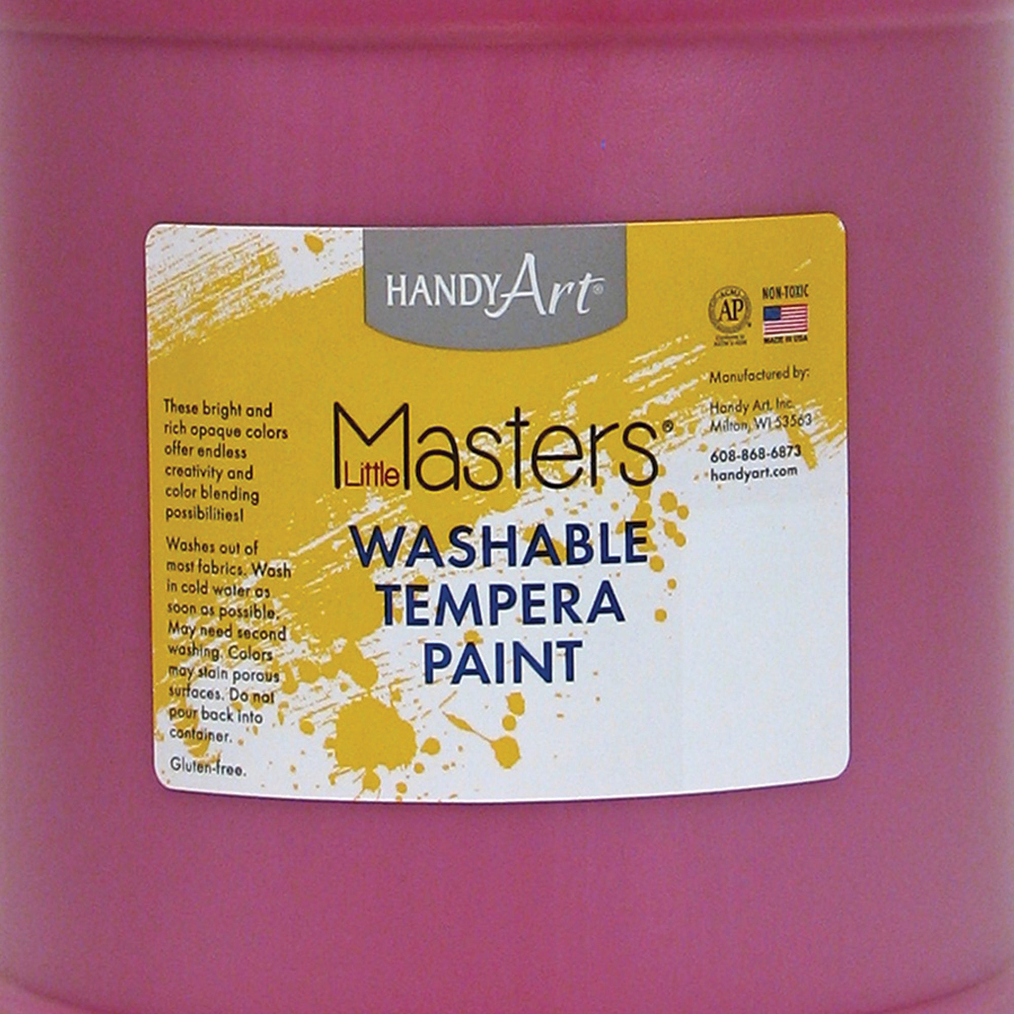 Little Masters® Washable Tempera Paint, Magenta, Gallon