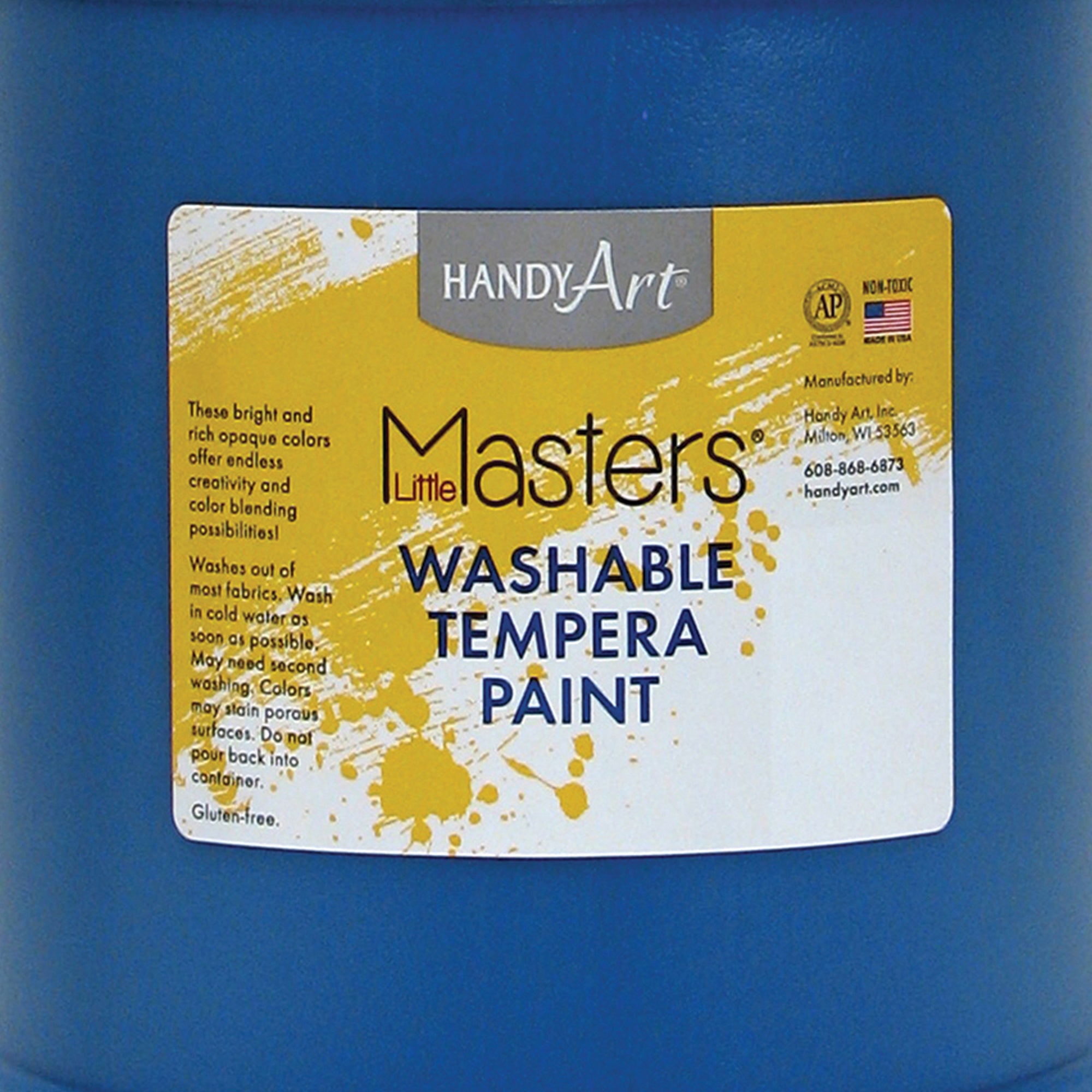 Little Masters® Washable Tempera Paint, Blue, Gallon