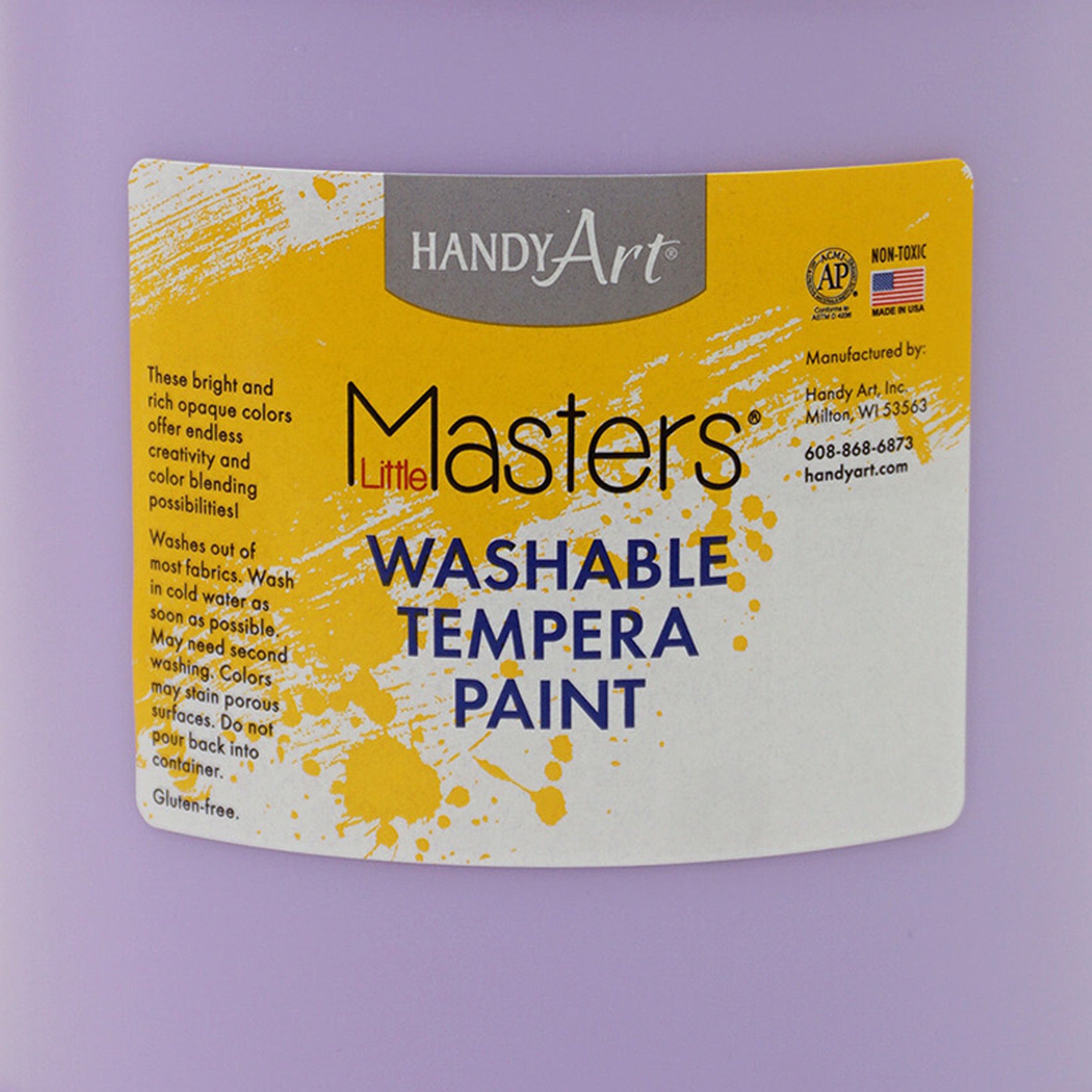 Little Masters® Washable Tempera Paint, Gallon, Light Purple