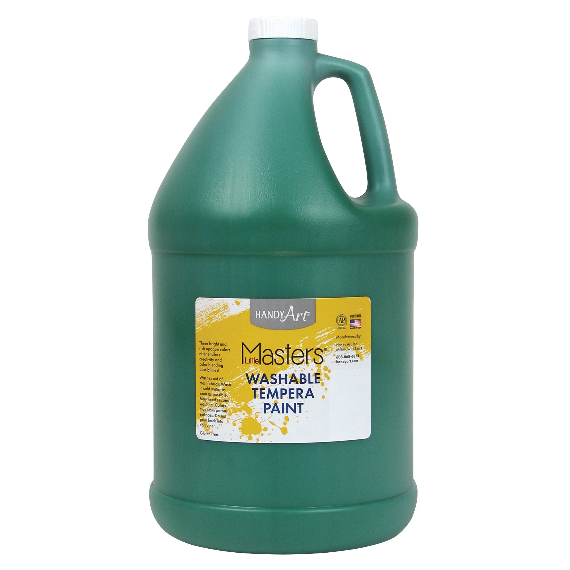 Little Masters® Washable Tempera Paint, Green, Gallon