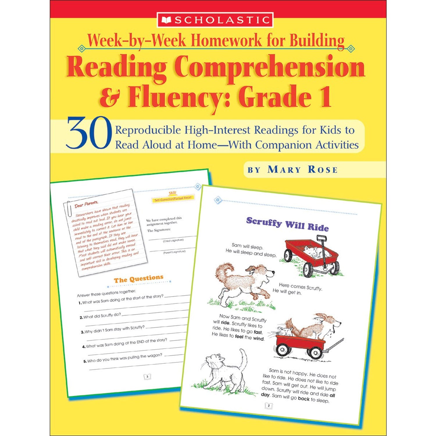 Week-by-Week Homework for Building Reading Comprehension & Fluency: Grade 1