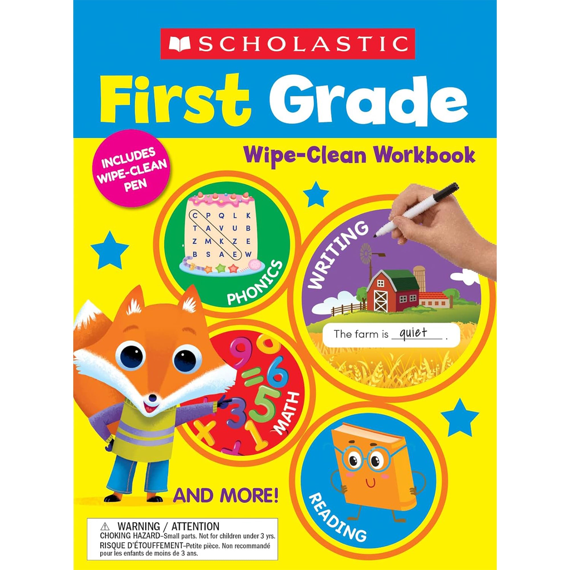 First Grade Wipe Clean Workbook, Pack of 3