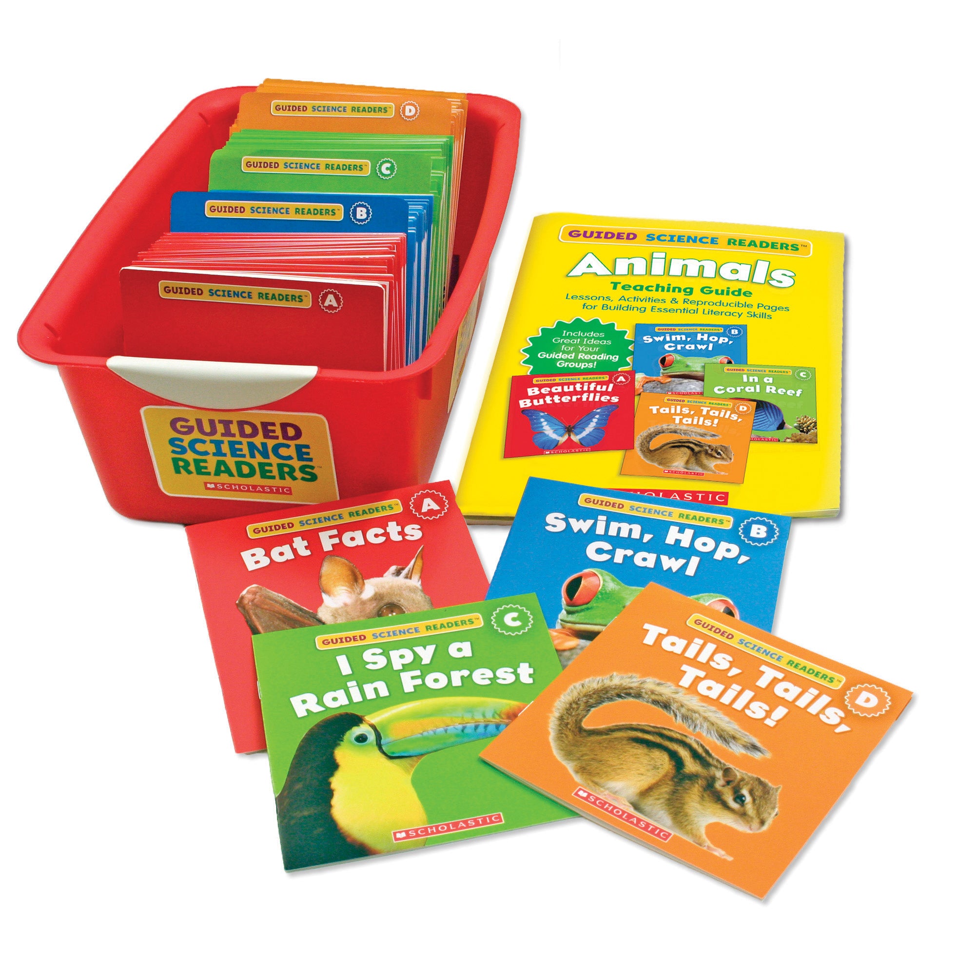 Guided Science Readers Super Animals Book Set, Grade K-1