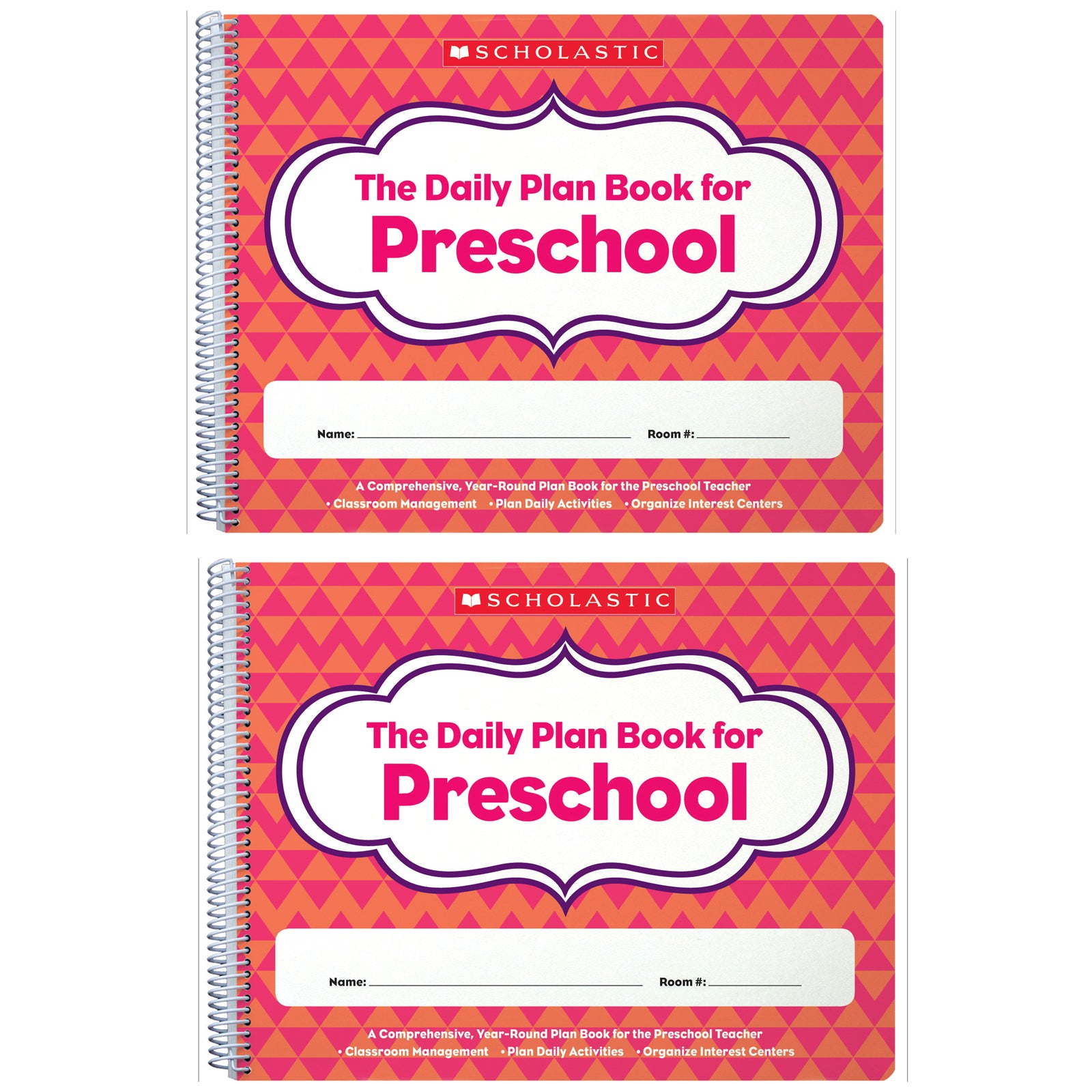 The Daily Plan Book for Preschool, Pack of 2