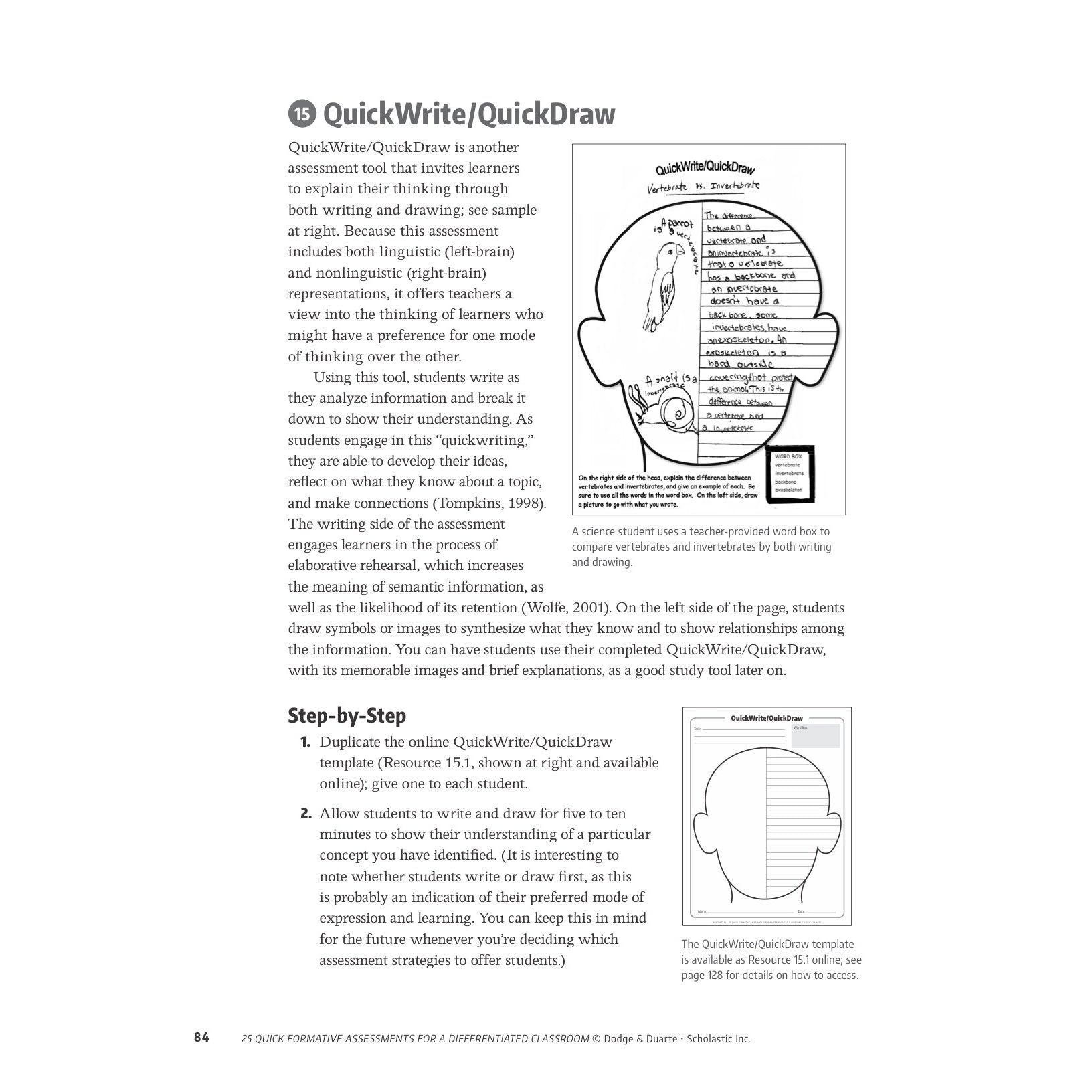 25 Quick Formative Assessments for a Differentiated Classroom, 2nd Edition