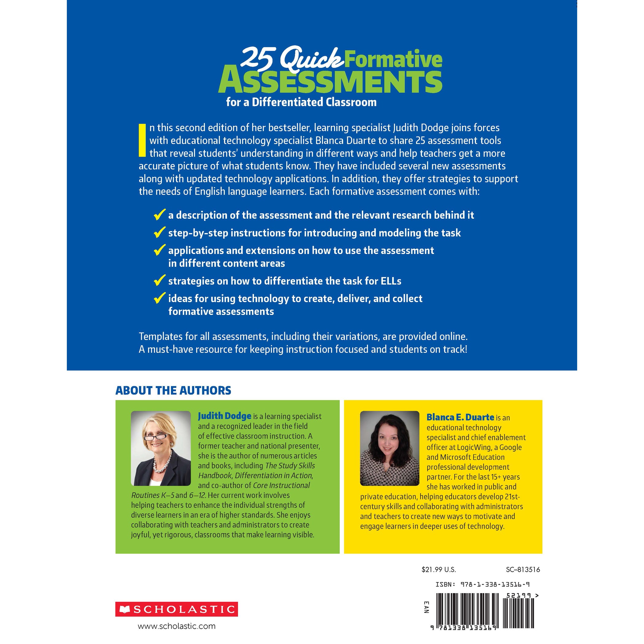 25 Quick Formative Assessments for a Differentiated Classroom, 2nd Edition