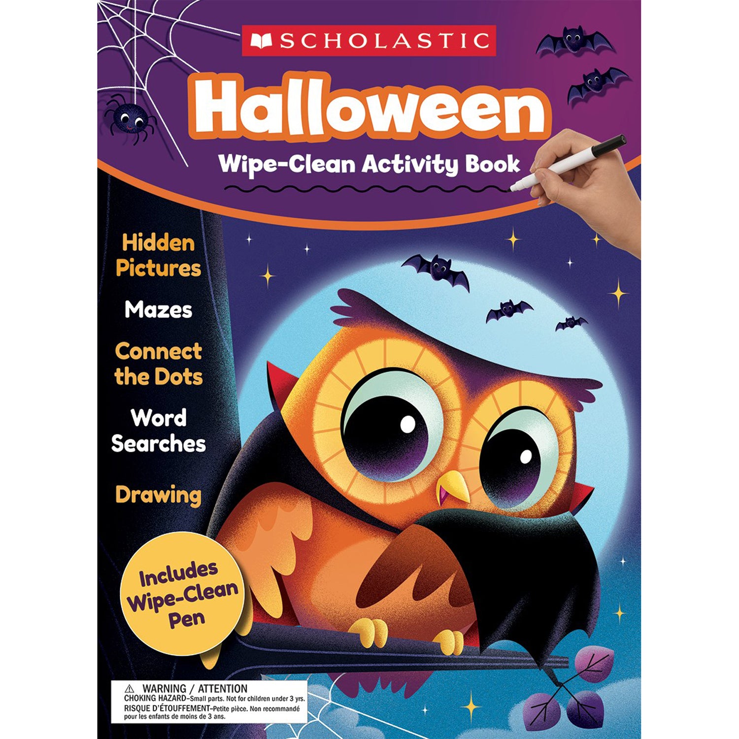 Halloween Wipe-Clean Activity Book, Pack of 2