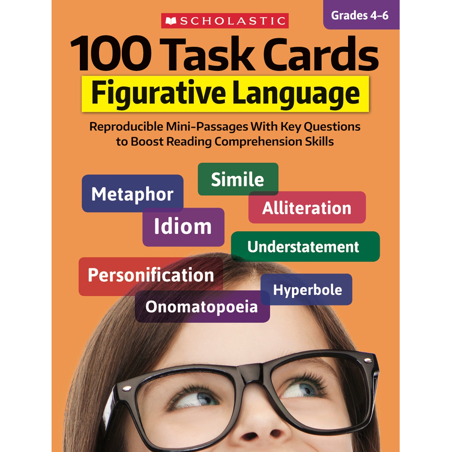 100 Task Cards: Figurative Language Activity Book, Pack of 2