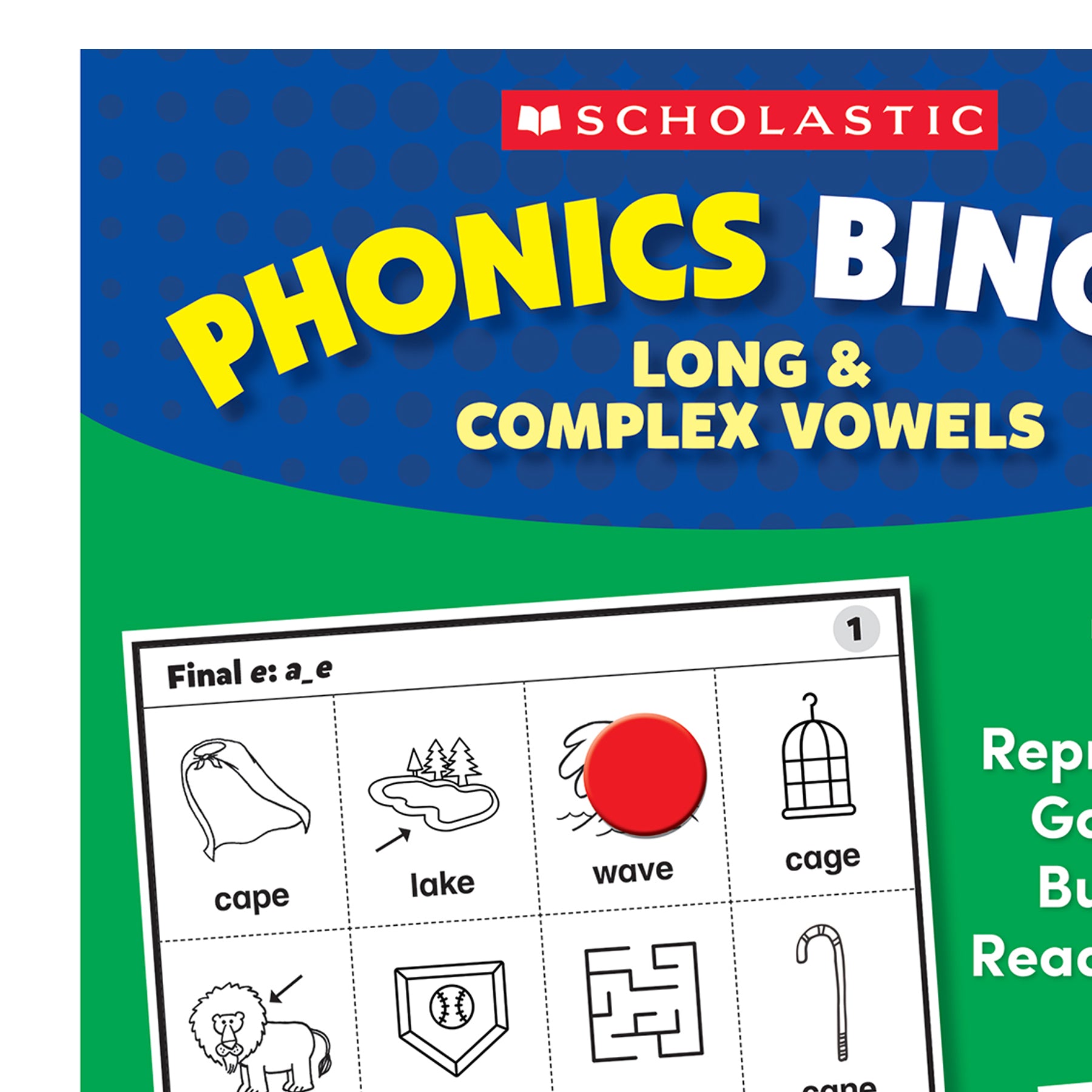 Phonics Bingo: Long & Complex Vowels Activity Book