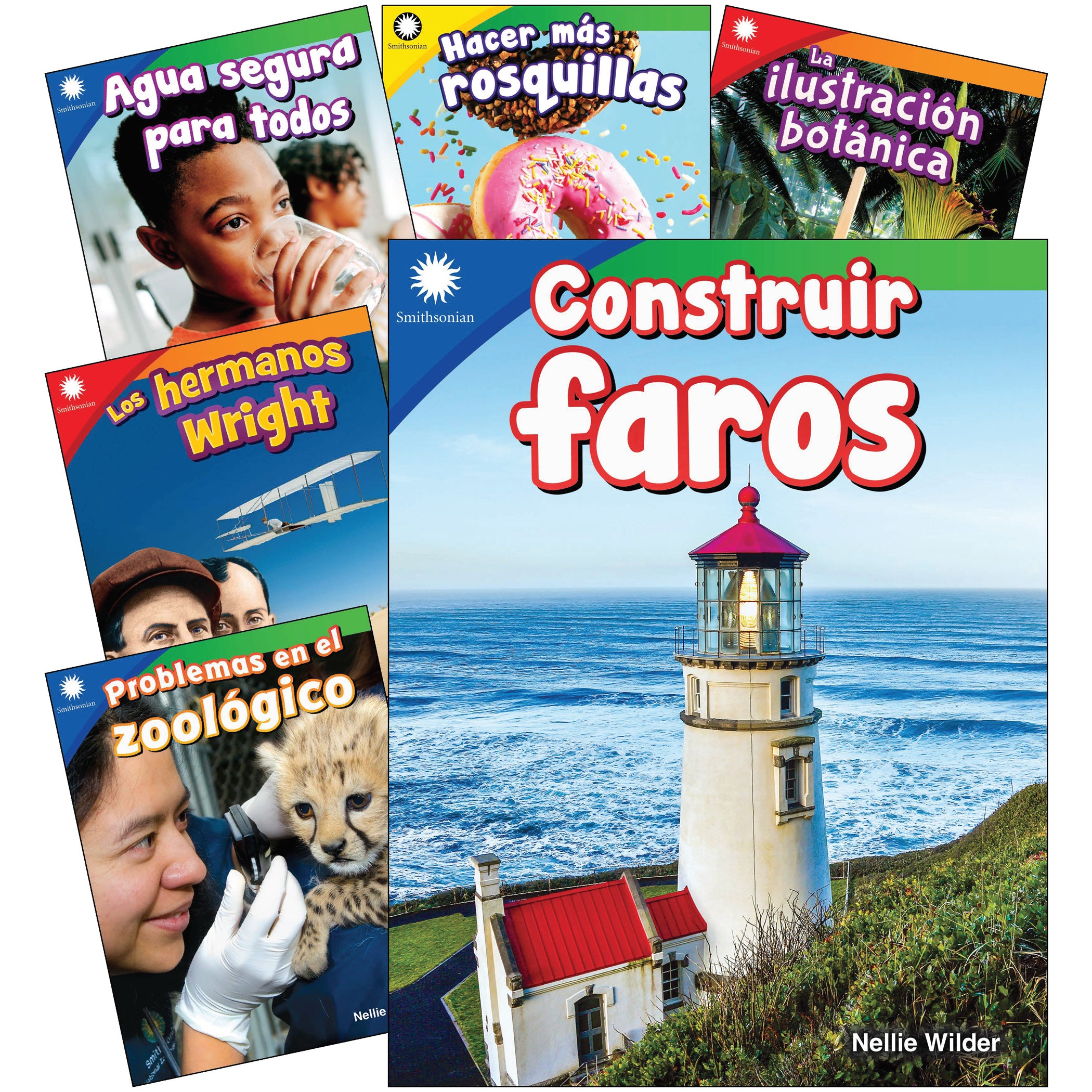 Smithsonian Informational Text: Creative Solutions Spanish Grades K-1: 6-Book Set