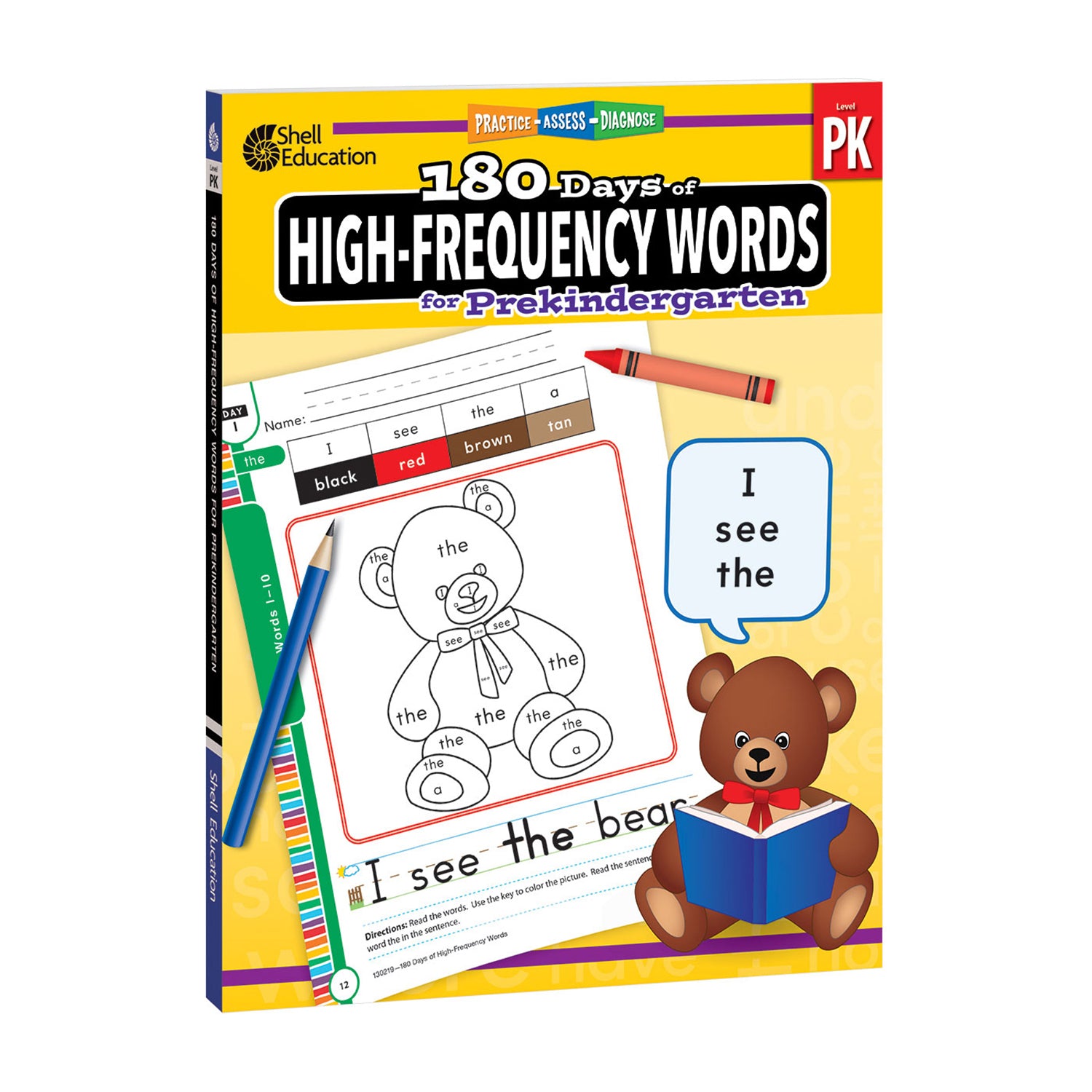 180 Days of High-Frequency Words for Prekindergarten