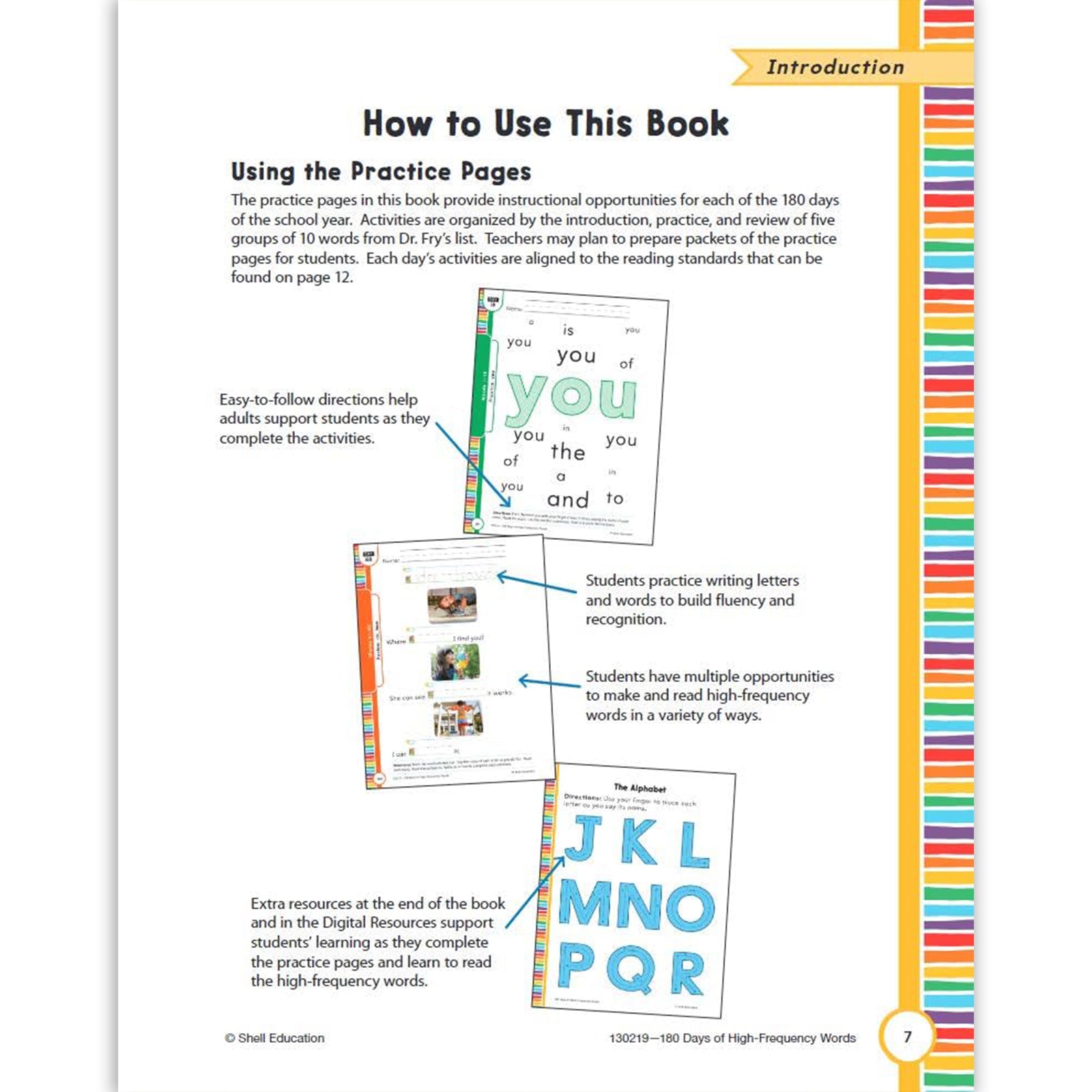 180 Days of High-Frequency Words for Prekindergarten