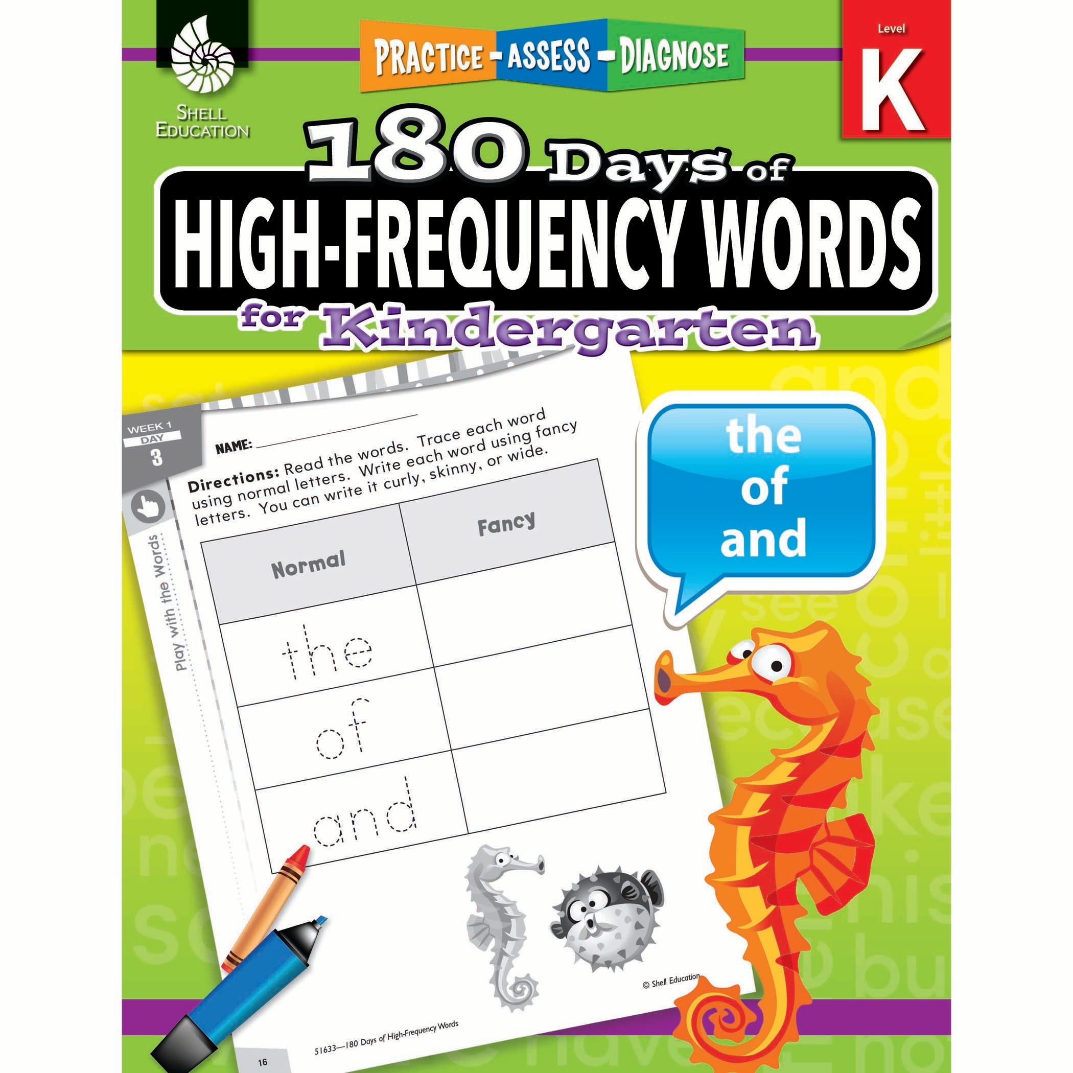 180 Days of High-Frequency Words for Kindergarten