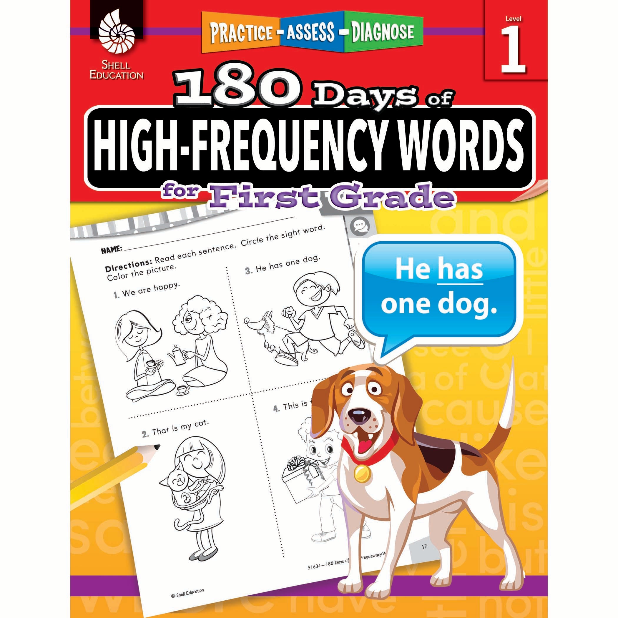 180 Days of High-Frequency Words for First Grade