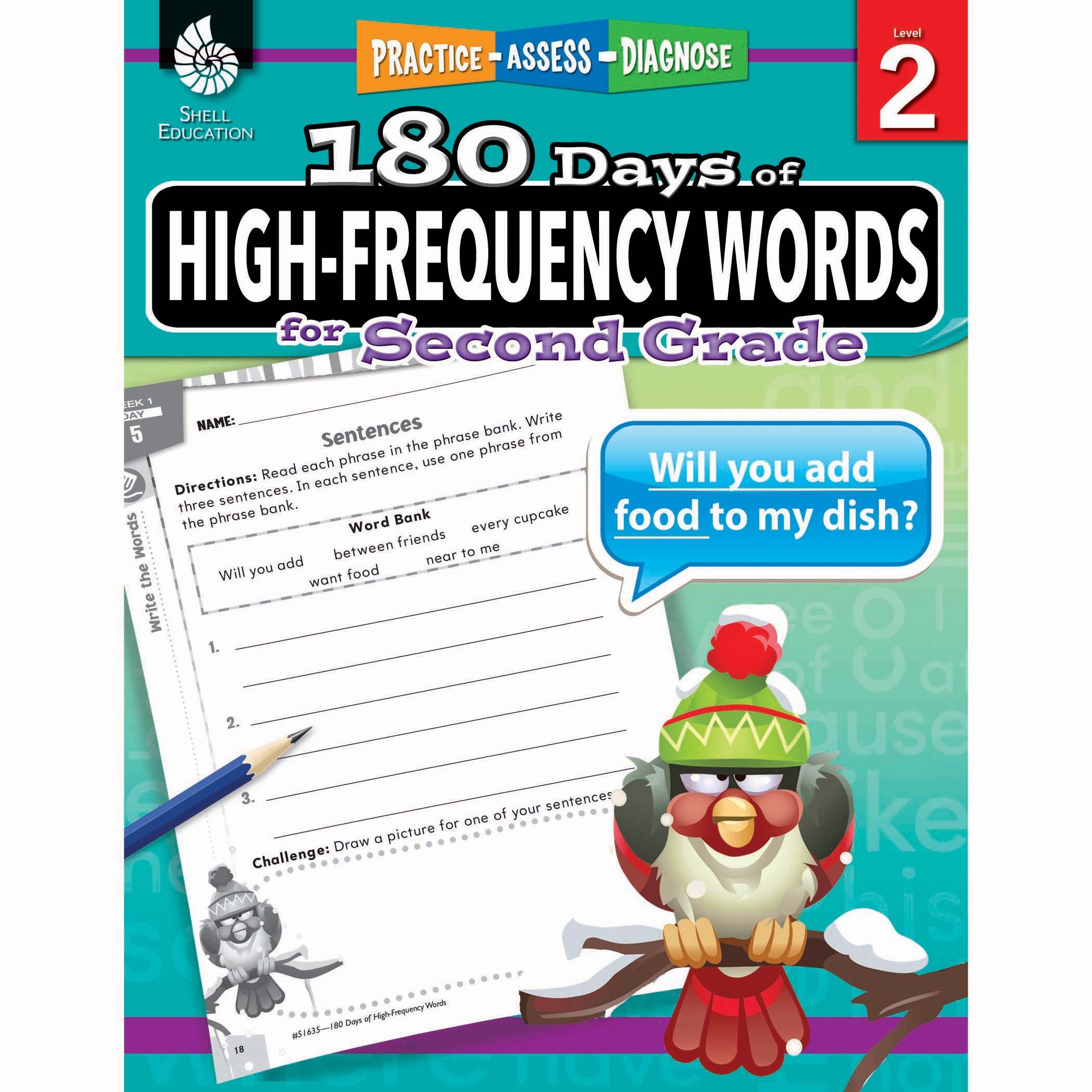 180 Days of High-Frequency Words for Second Grade