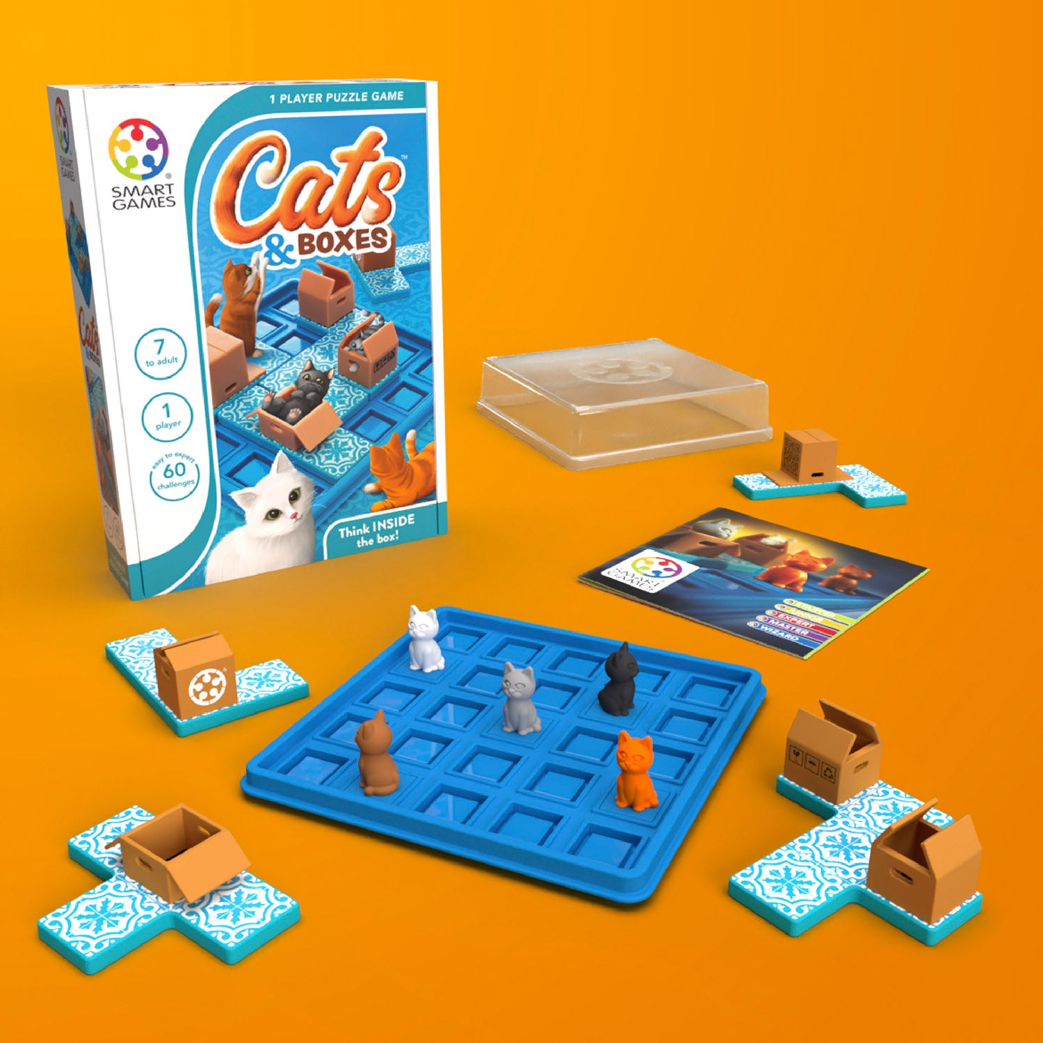 Cats & Boxes Puzzle Game