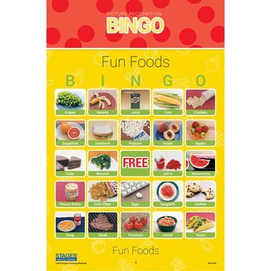 Fun Foods Bingo - A1 School Supplies