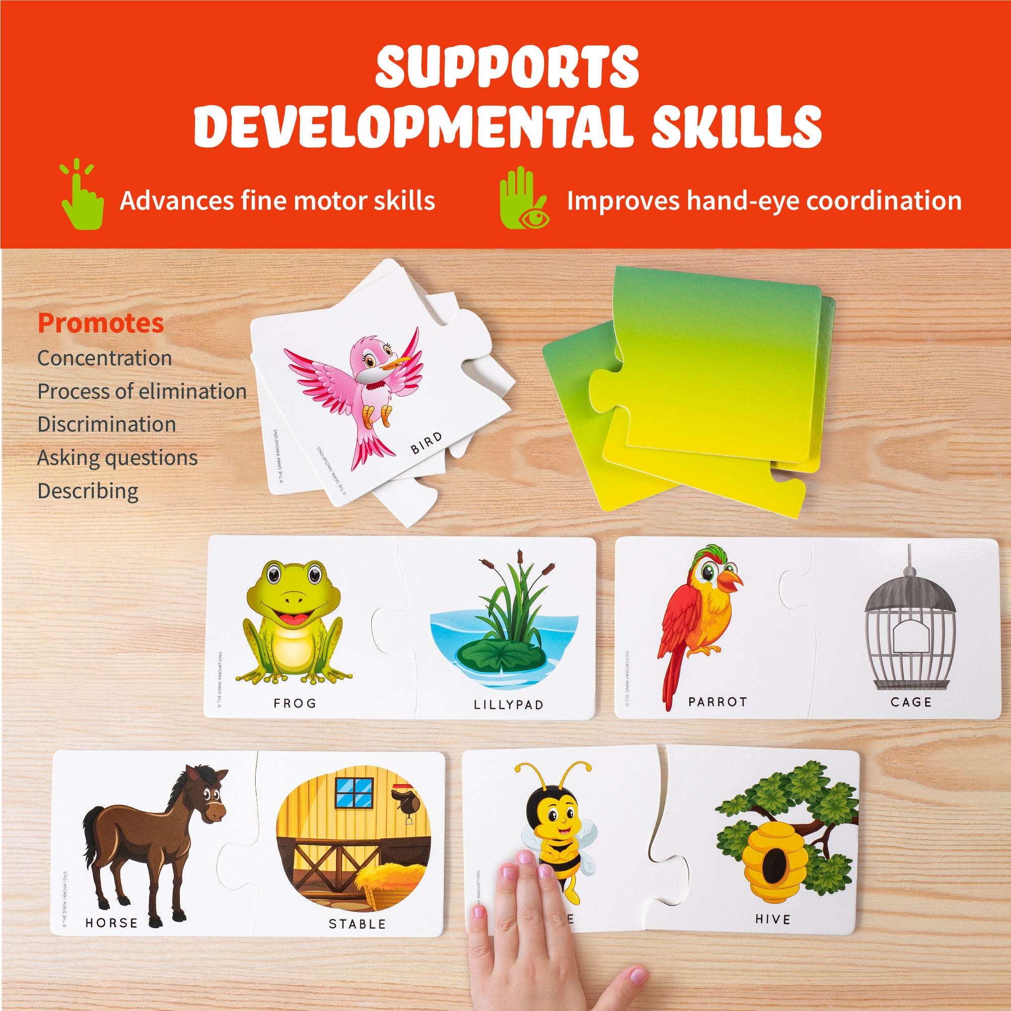 Animal Home and Habitat Matching Puzzle - A1 School Supplies