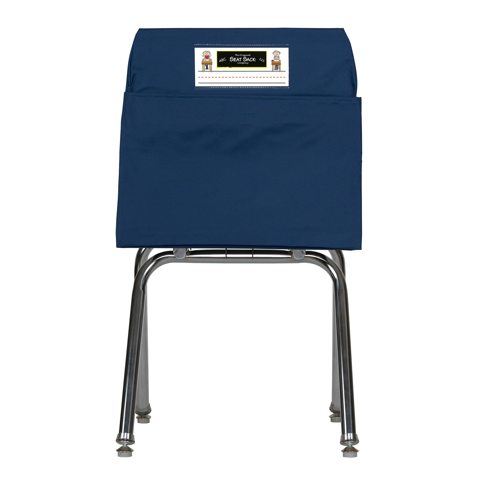 Small Chair Pocket Classroom Storage Organizer - 12 inch, Blue