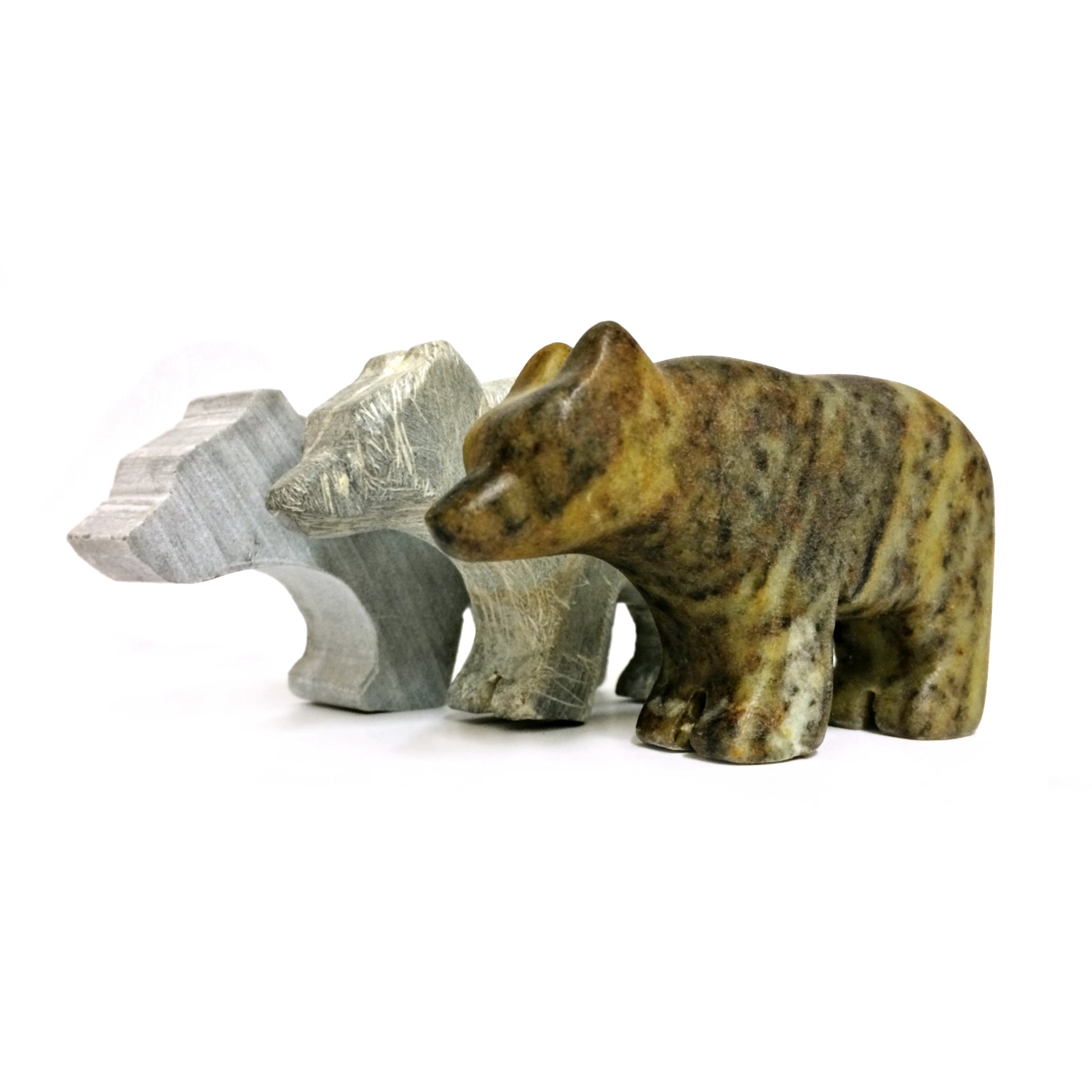 Bear Soapstone Carving Kit