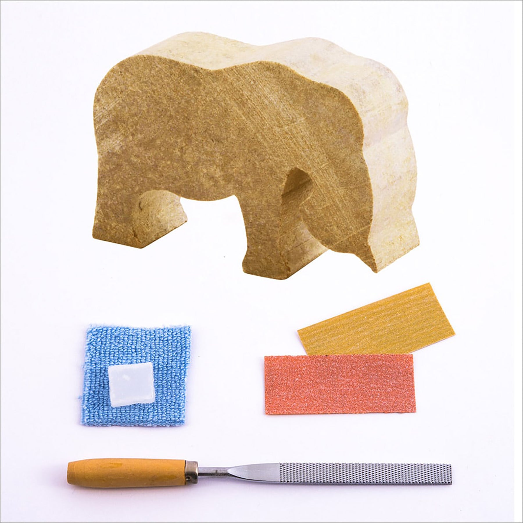 Elephant Soapstone Carving Kit