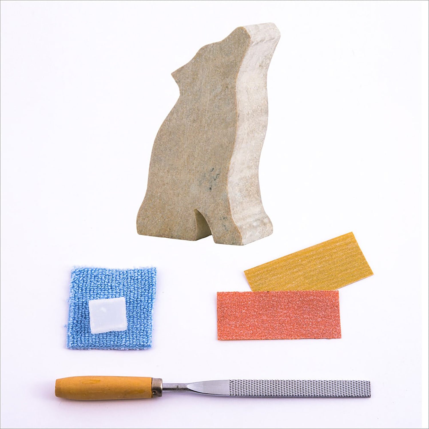 Wolf Soapstone Carving Kit