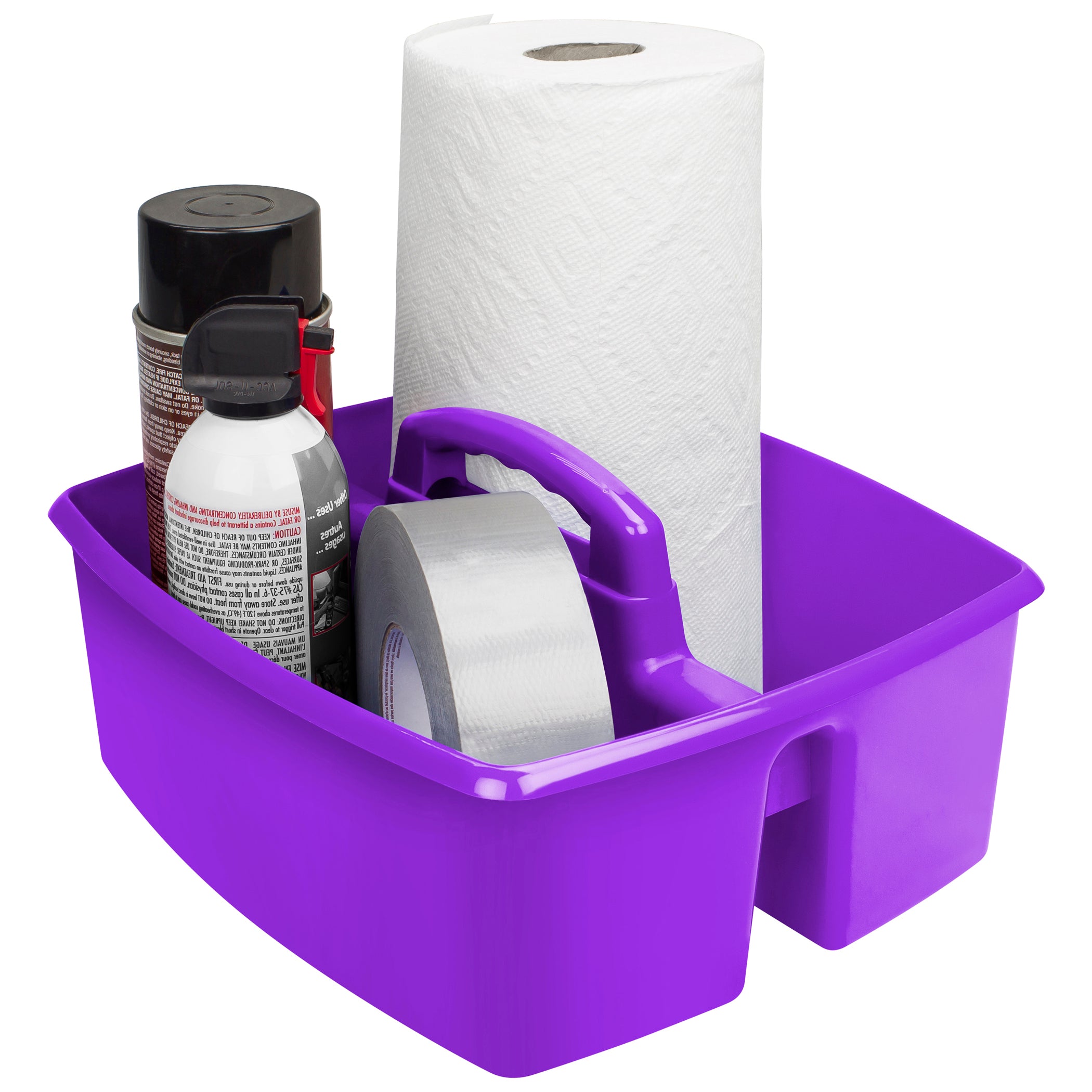 Large Caddy, Purple, Pack of 3