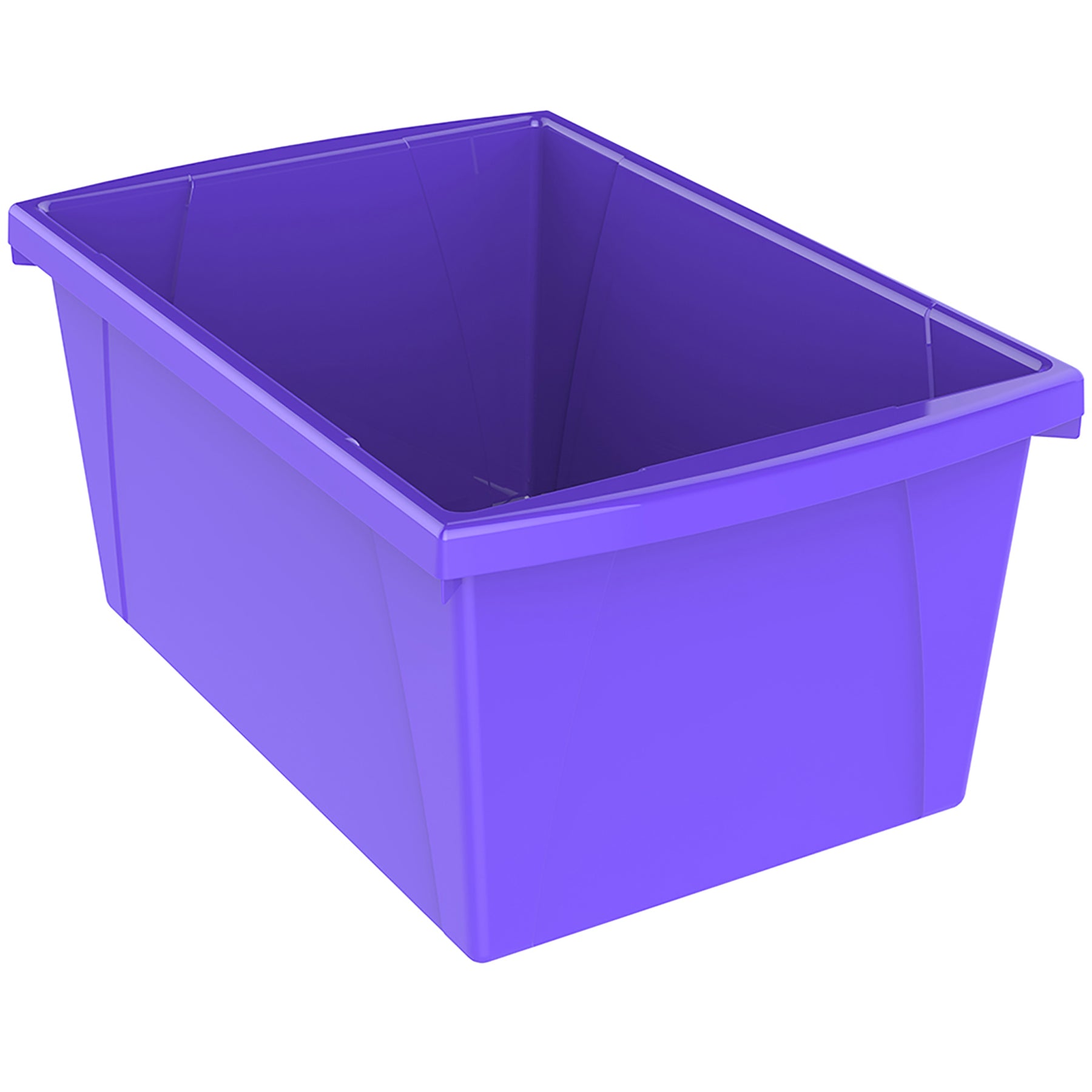 Medium Classroom Storage Bin, Purple, Pack of 2