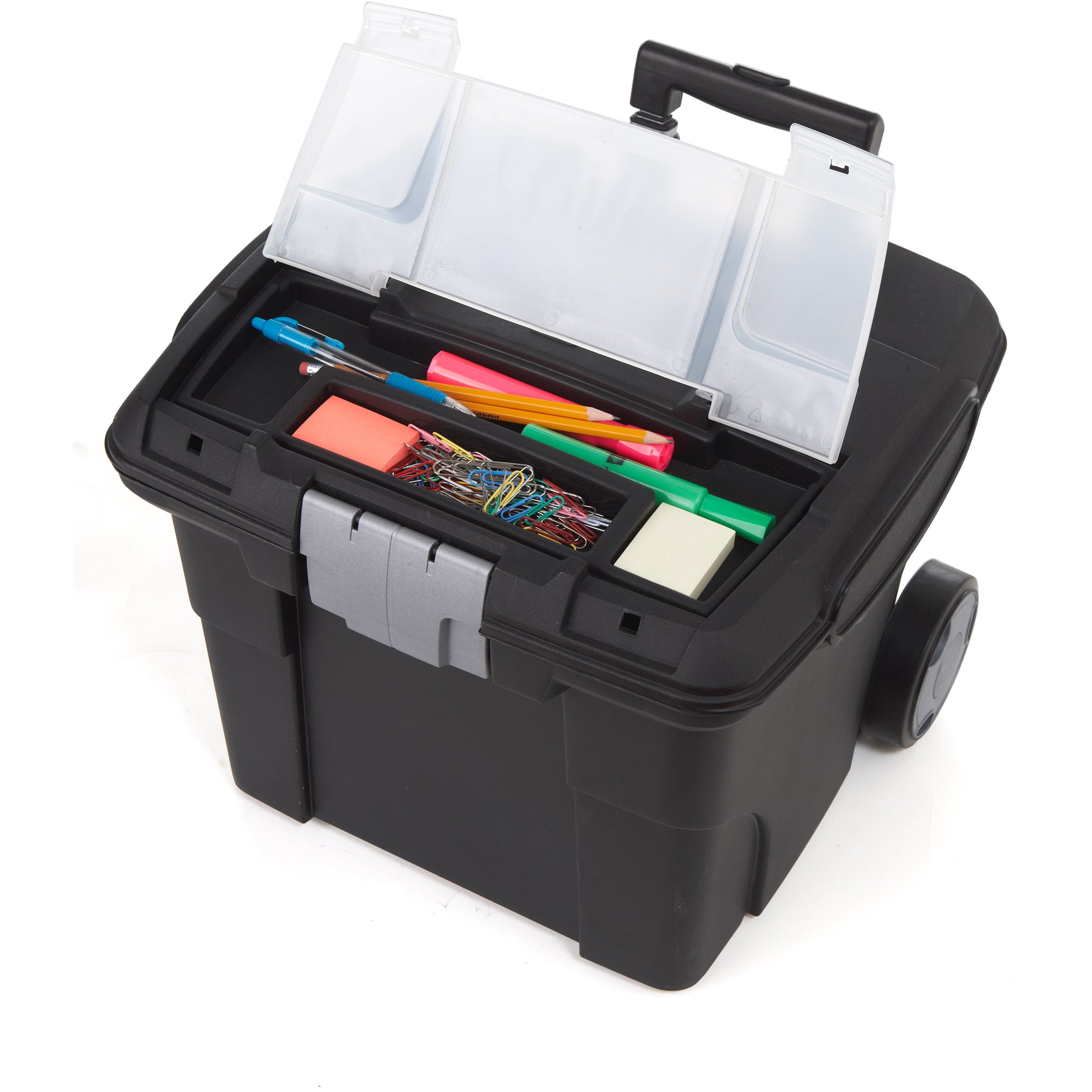 Portable File Box on Wheels - A1 School Supplies