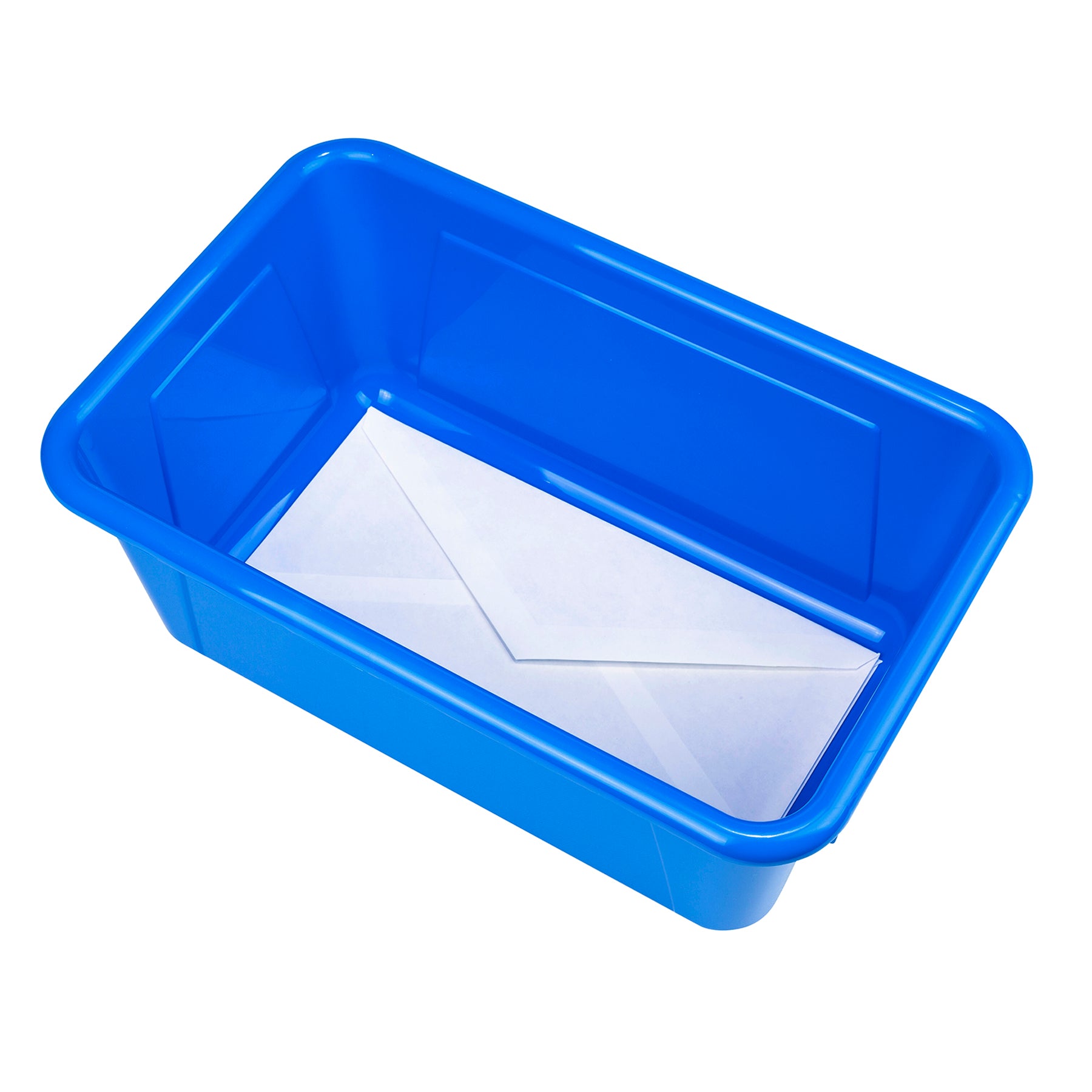 Small Cubby Bin, Blue, Pack of 5