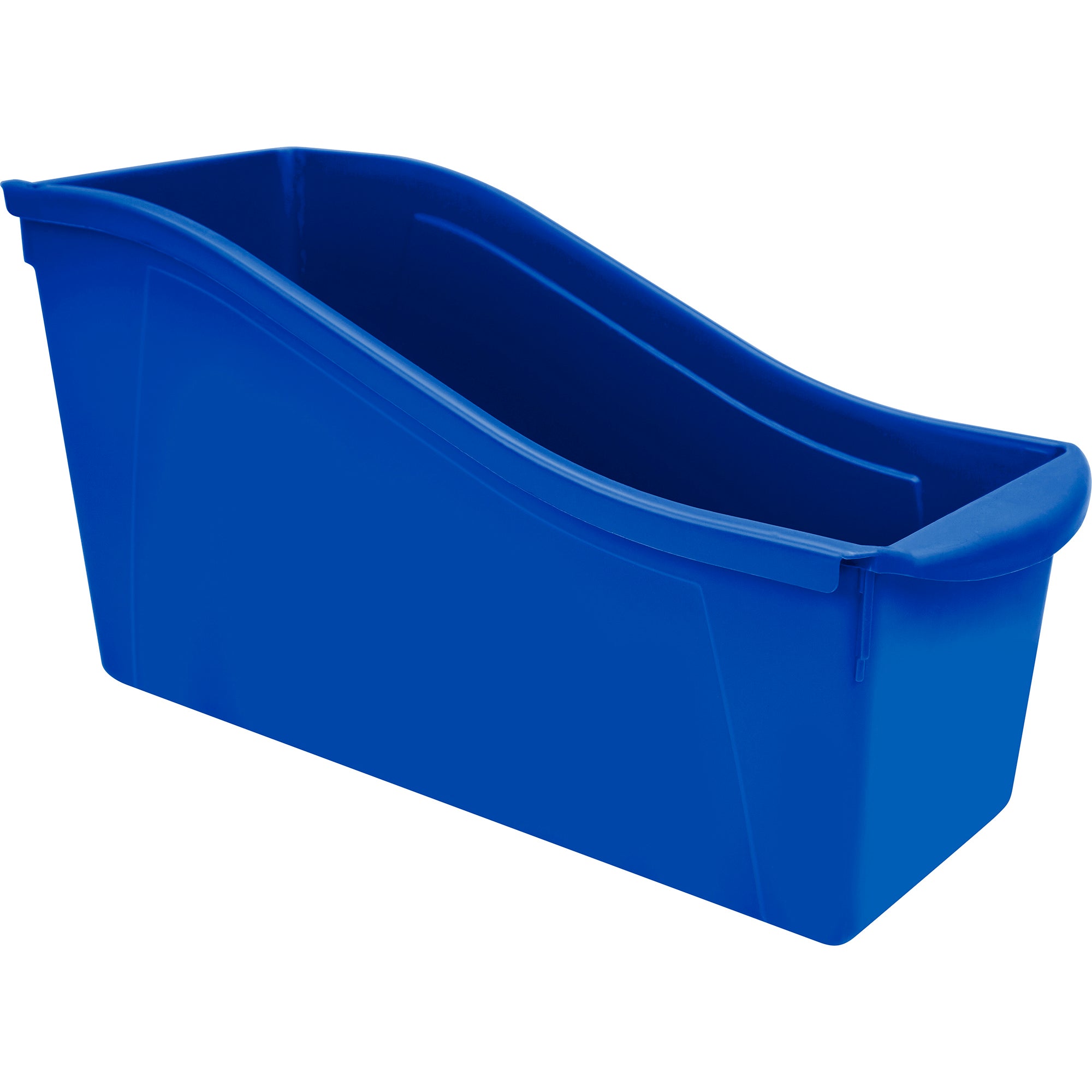 Large Book Bin, Blue, Pack of 6