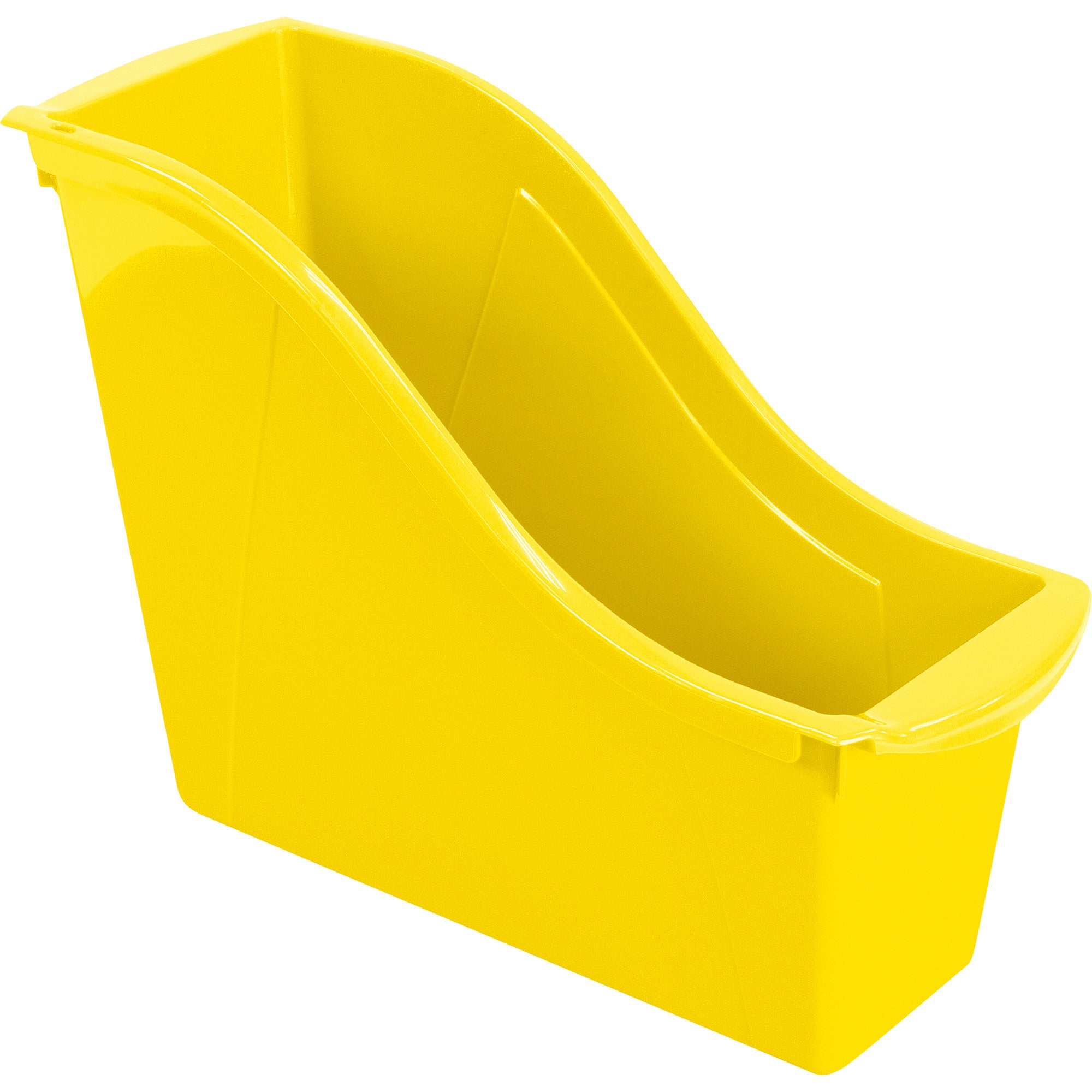 Small Book Bin, Yellow, Pack of 6