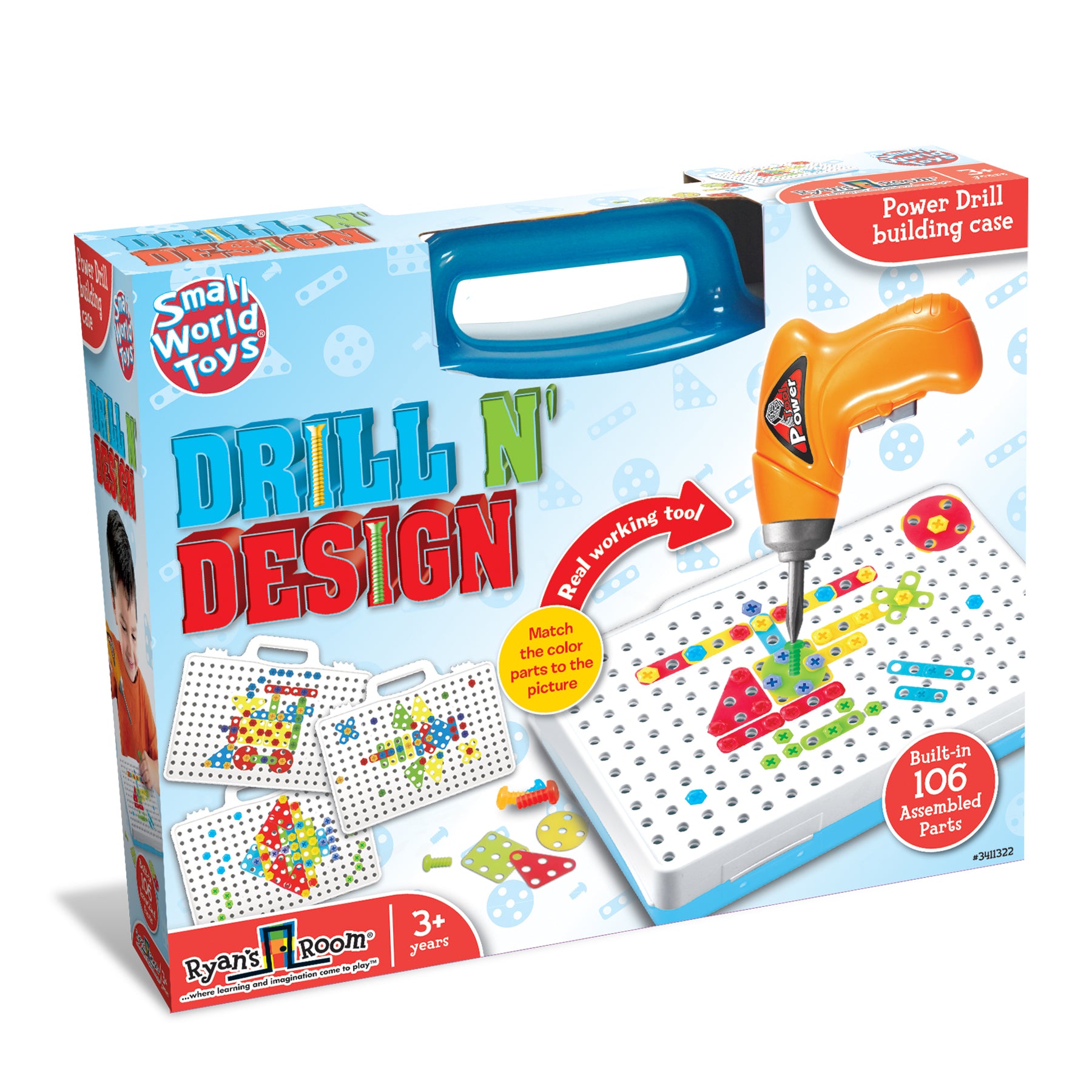 Drill N' Design, 106 Pieces