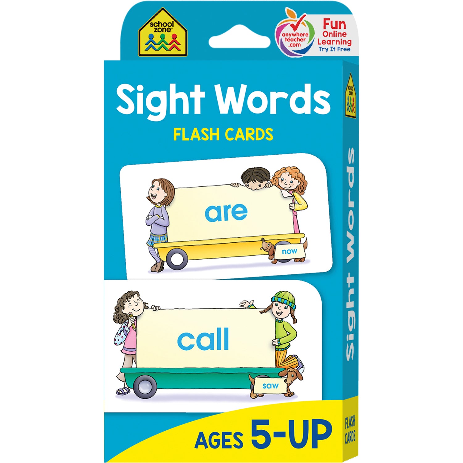 Sight Words Flash Cards, 6 Packs