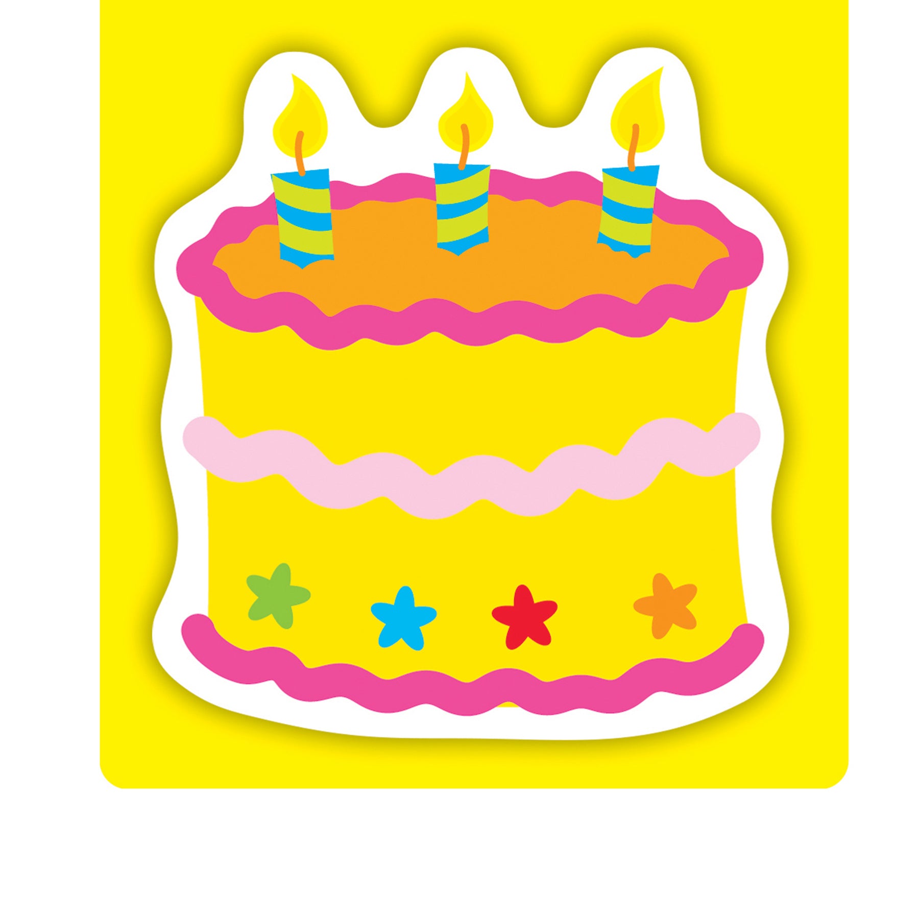 Birthday Cake Mini Accents, 36 Per Pack, 6 Packs