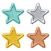 I ♥ Metal™ Stars Classic Accents® Variety Pack, 36 Per Pack, 3 Packs - A1 School Supplies