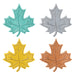 I ♥ Metal™ Leaves Classic Accents® Variety Pack, 36 Per Pack, 3 Packs - A1 School Supplies