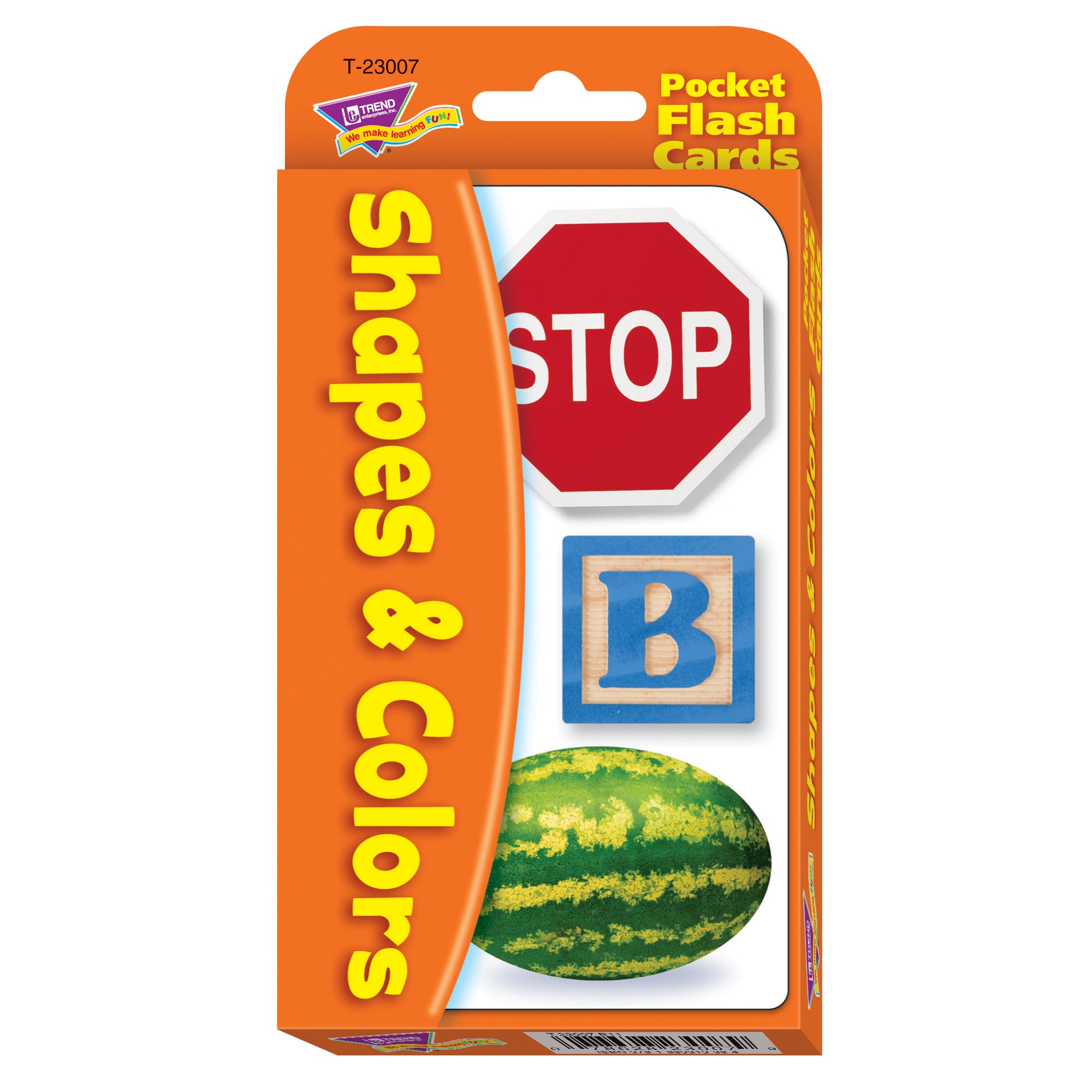 Shapes & Colors Pocket Flash Cards, 6 Packs