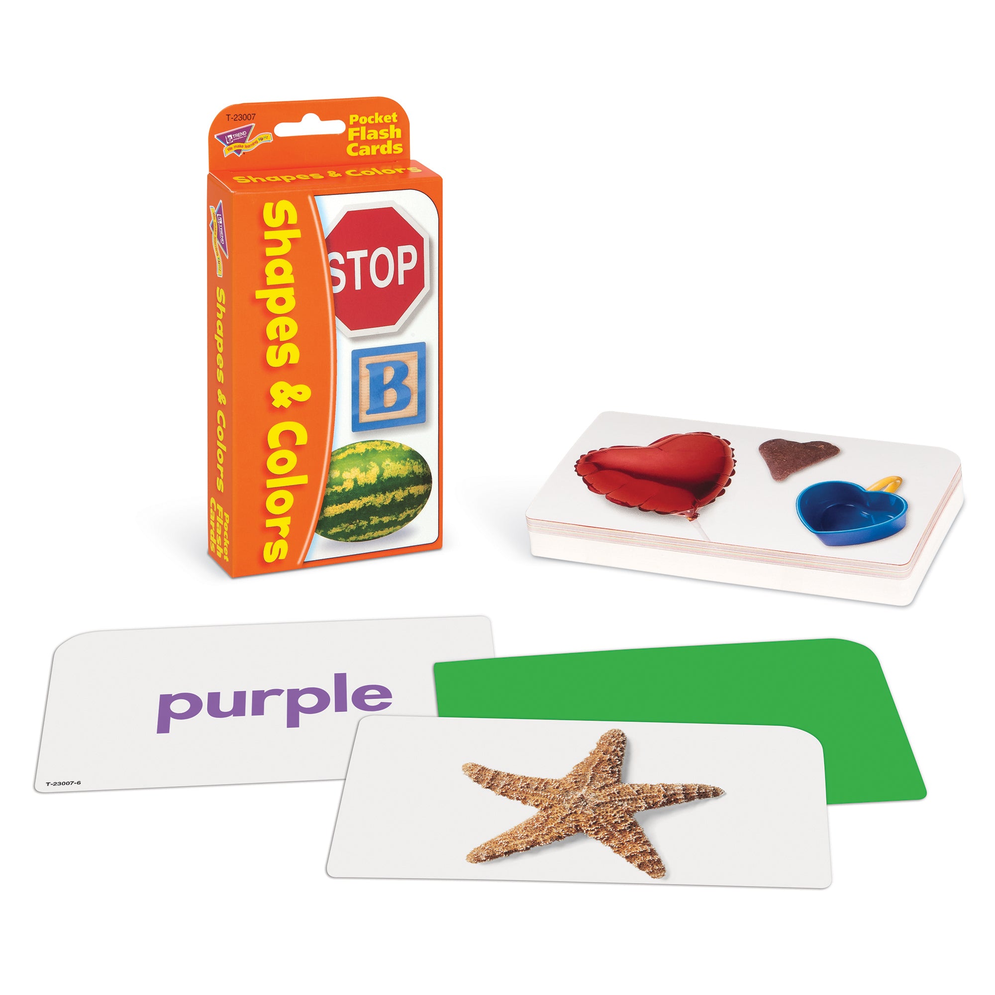 Shapes & Colors Pocket Flash Cards, 6 Packs