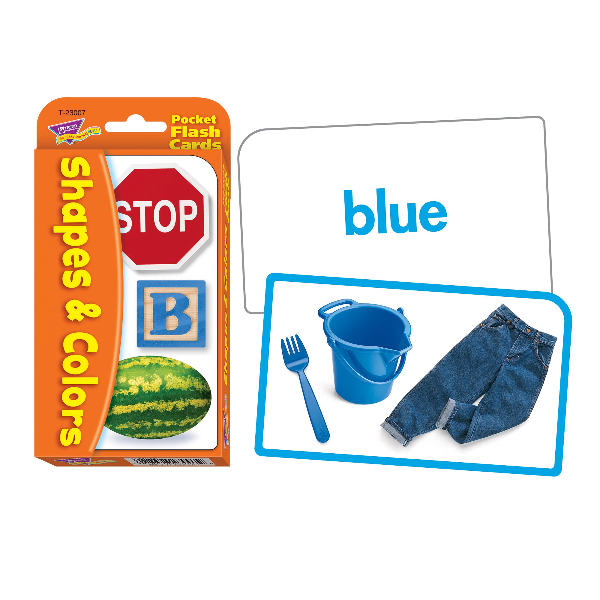 Shapes & Colors Pocket Flash Cards, 6 Packs