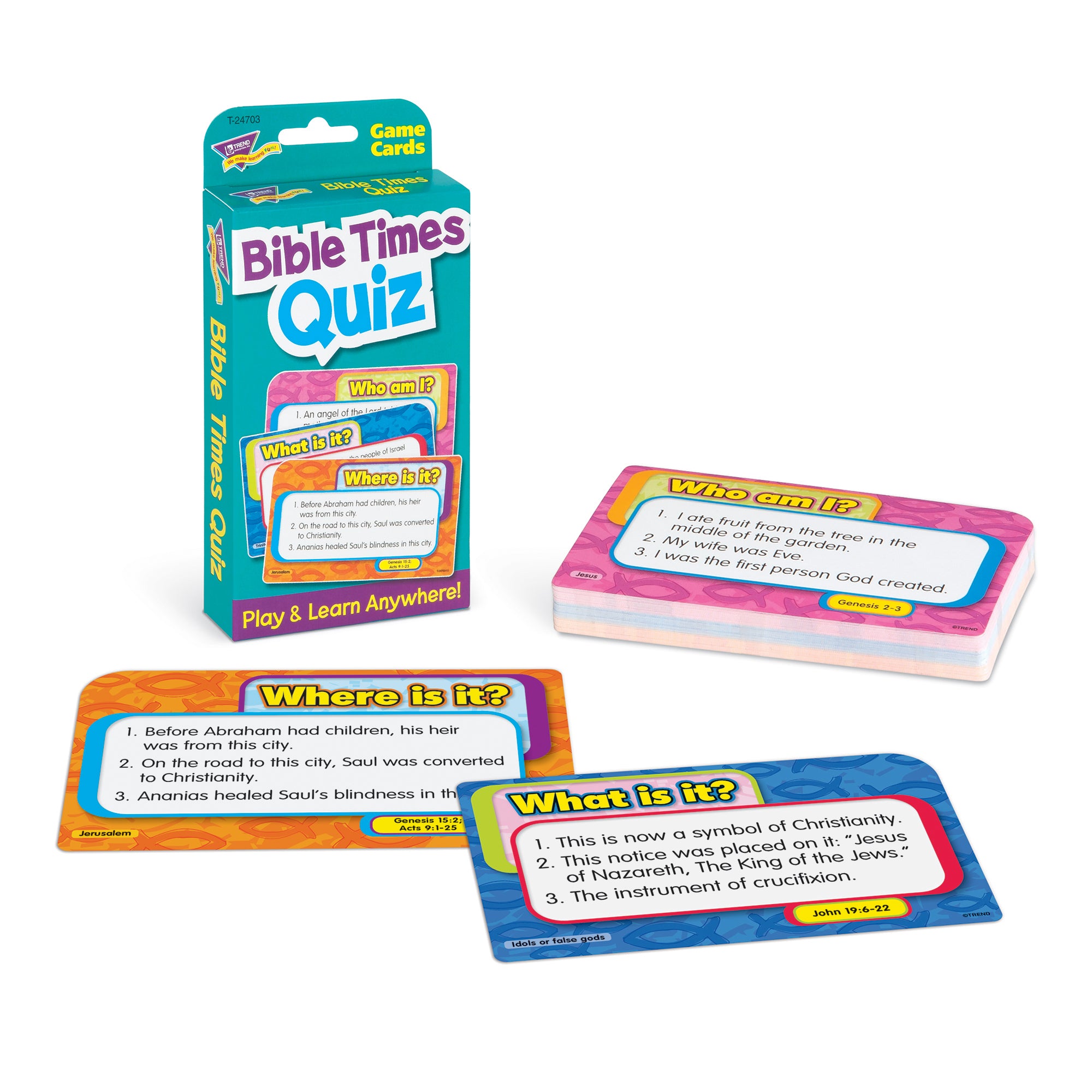 Bible Times Quiz Challenge Cards®, 6 Sets