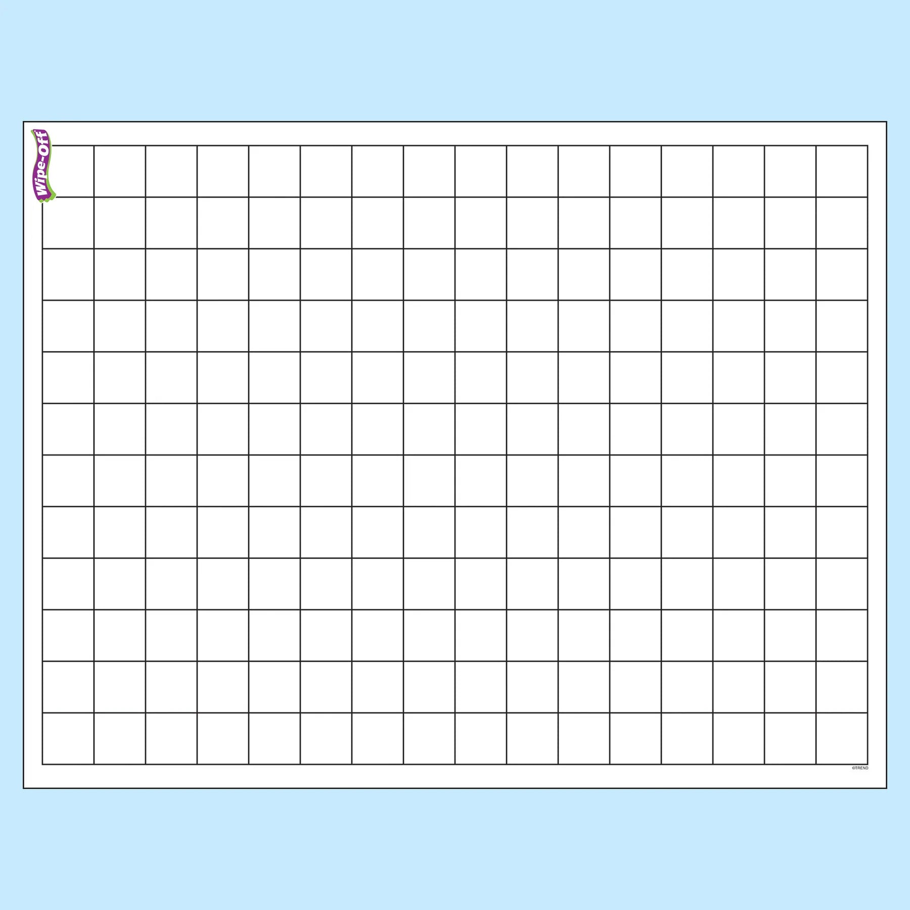 Graphing Grid (Small Squares) Wipe-Off® Chart, 17" x 22", Pack of 6