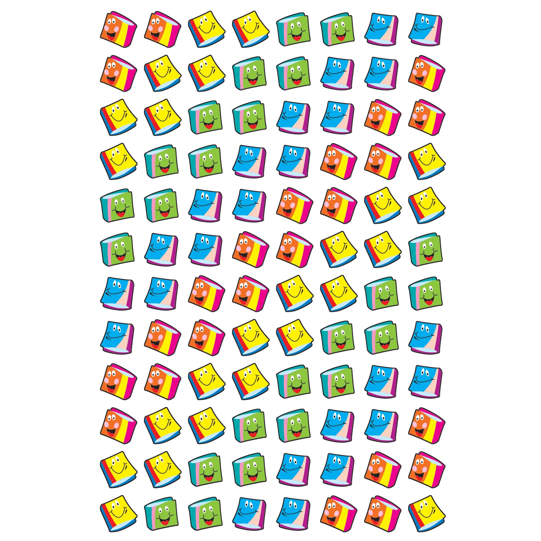 Happy Books superShapes Stickers, 800 Per Pack, 6 Packs