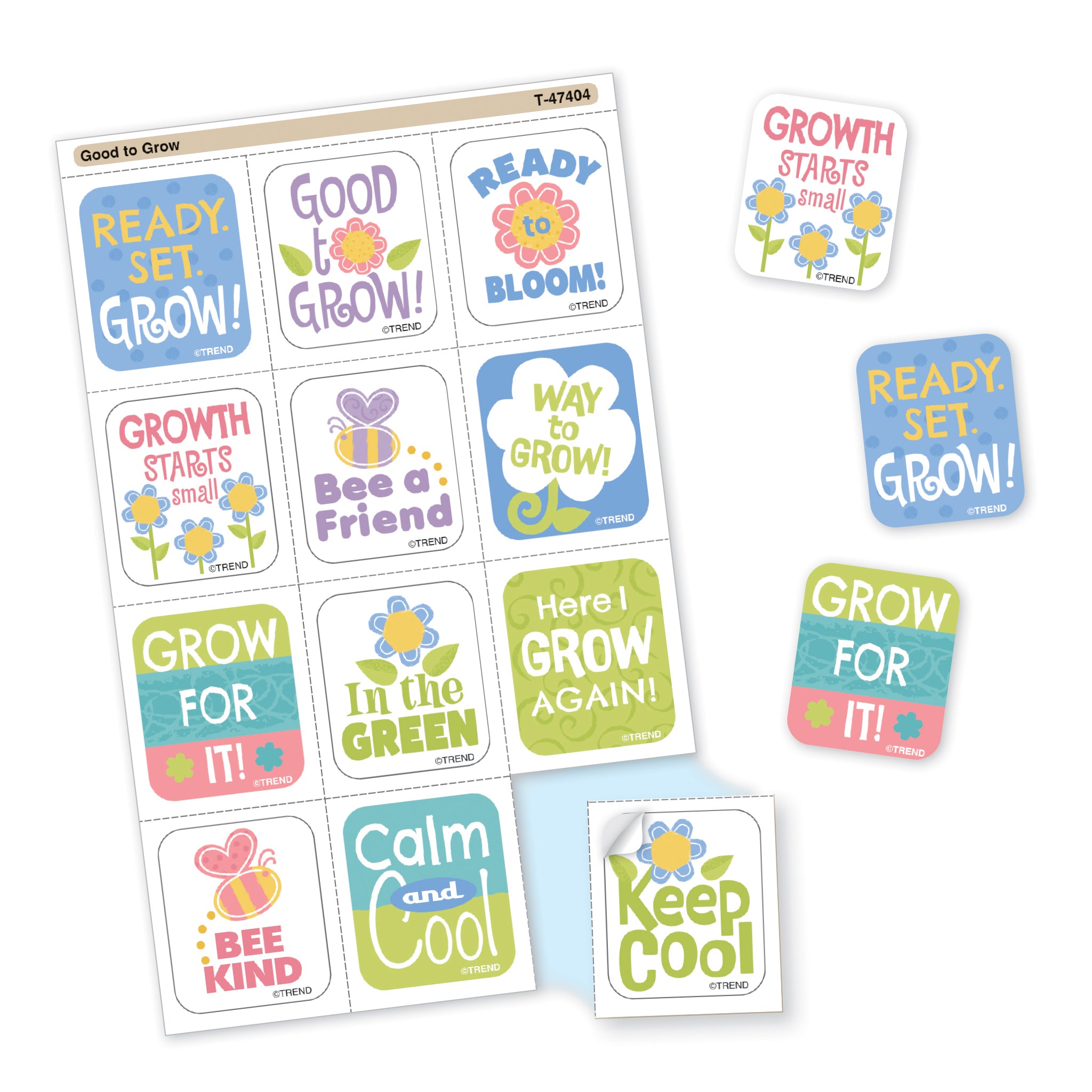 Good to Grow Tear & Share Stickers®, 60 Per Pack, 6 Packs