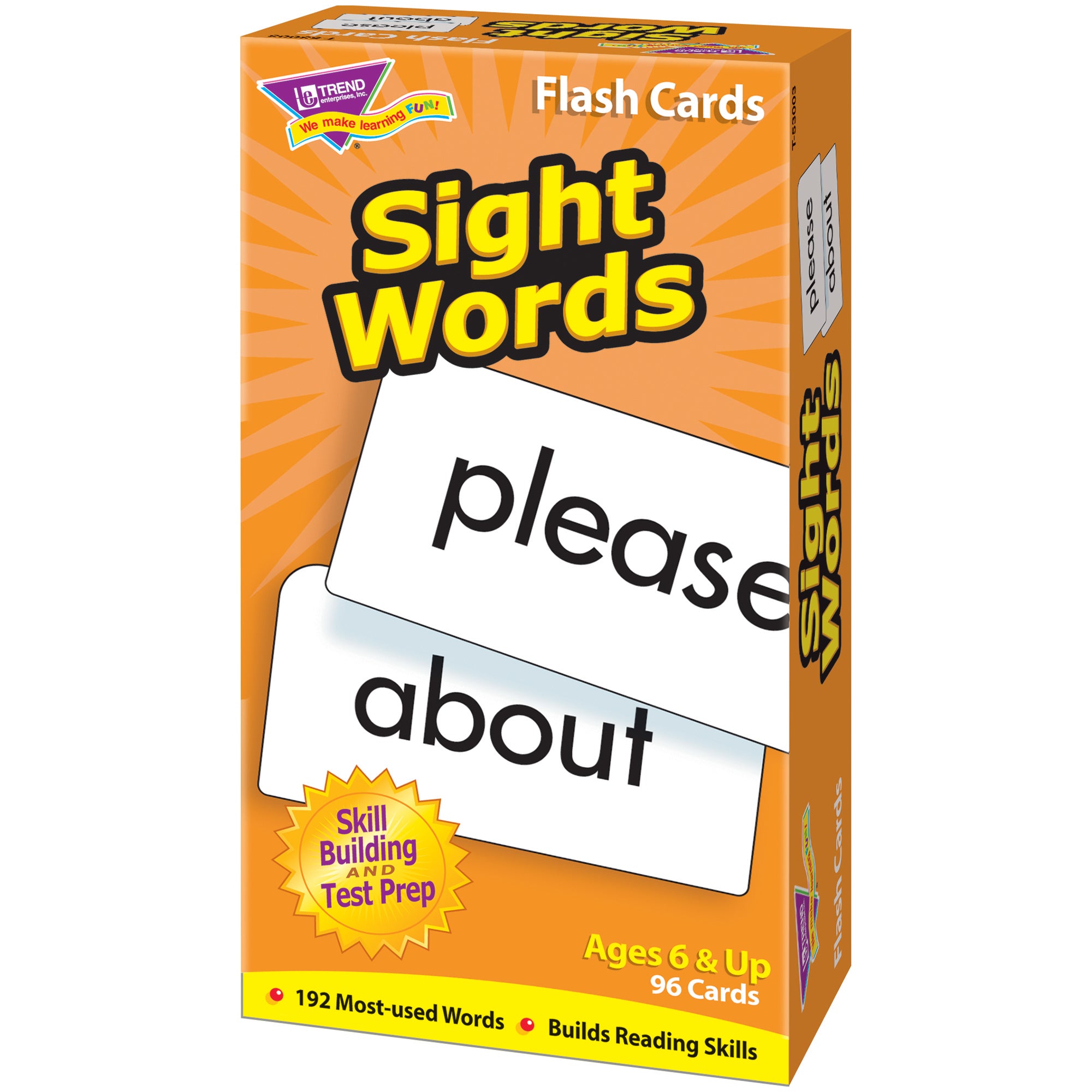 Sight Words Skill Drill Flash Cards, 3 Packs