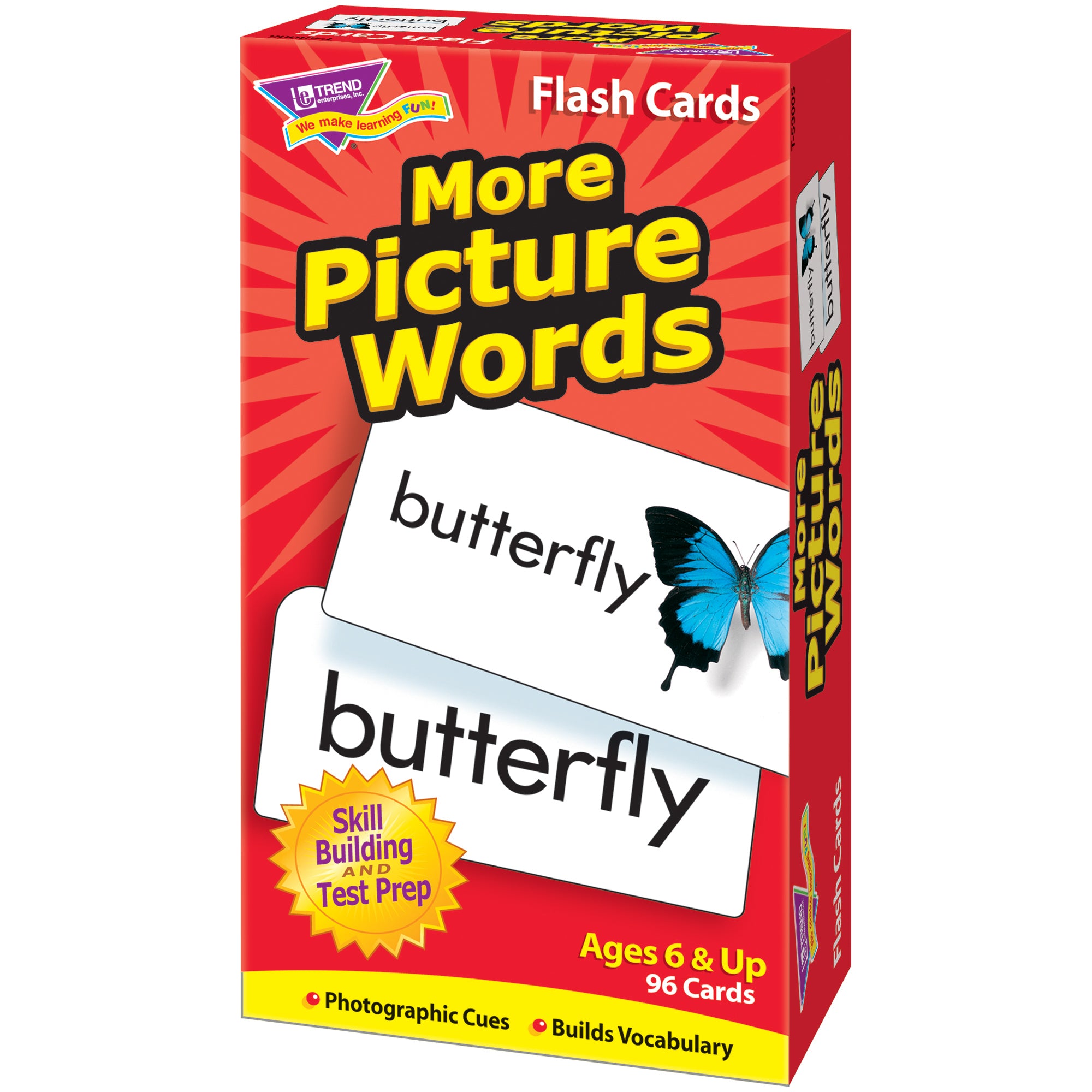 More Picture Words Skill Drill Flash Cards, 2 Sets