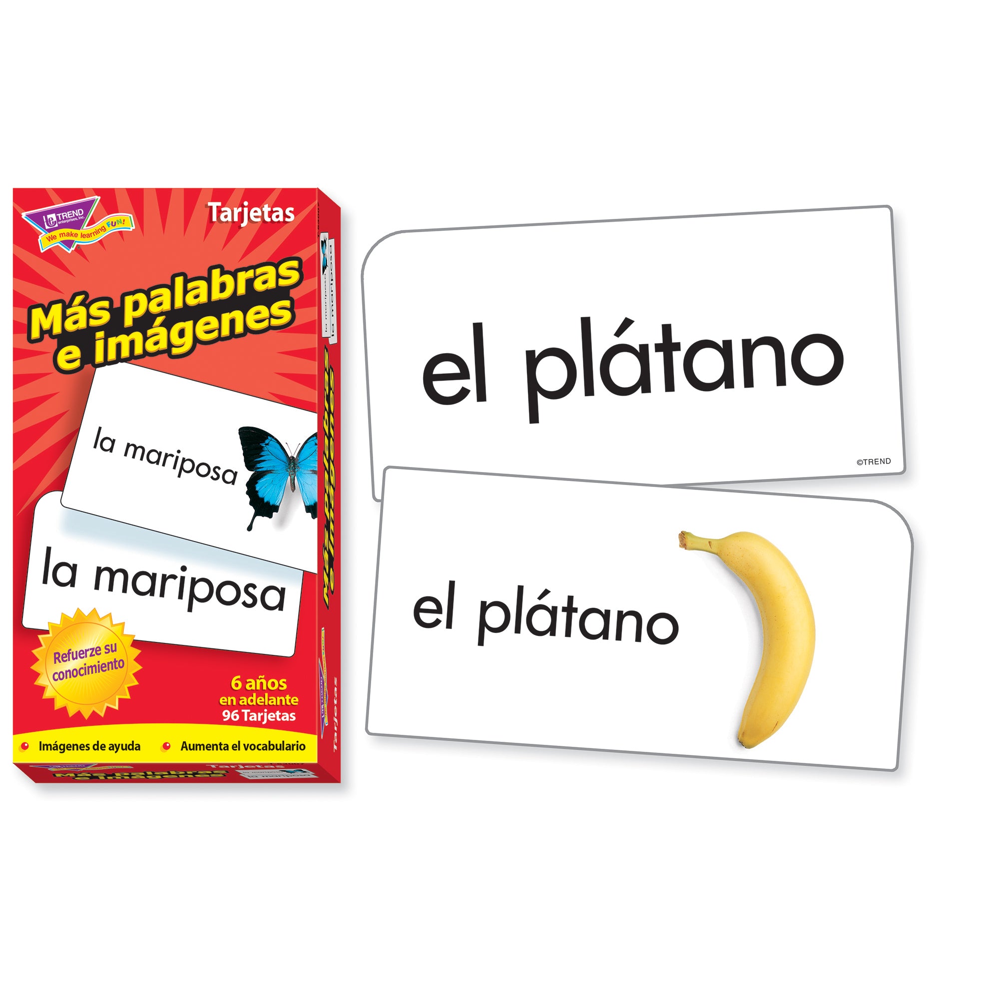 Más palabras e imágenes (SP) Skill Drill Flash Cards, 3 Packs