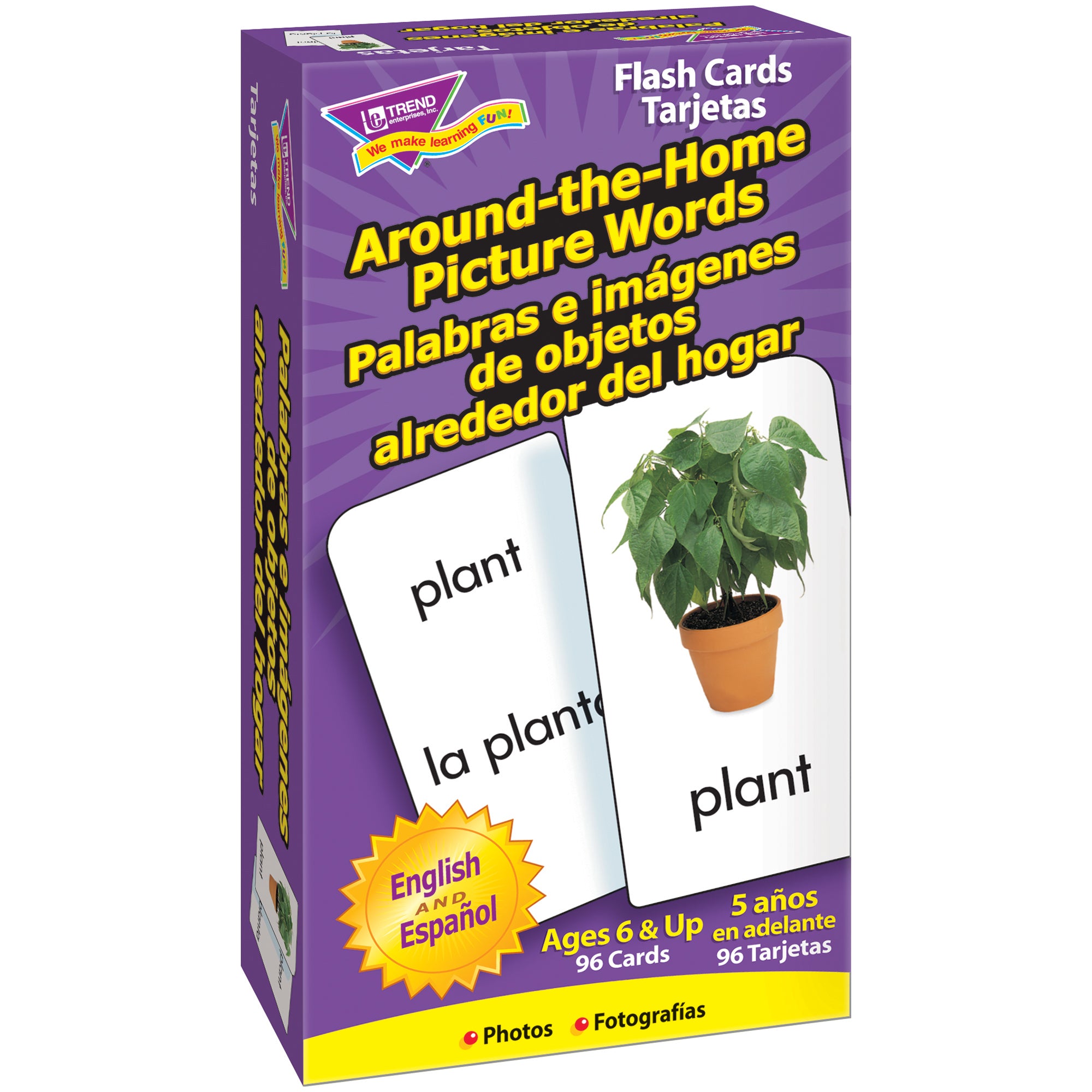 Around-the-Home/Palabras (EN/SP) Skill Drill Flash Cards, 3 Packs