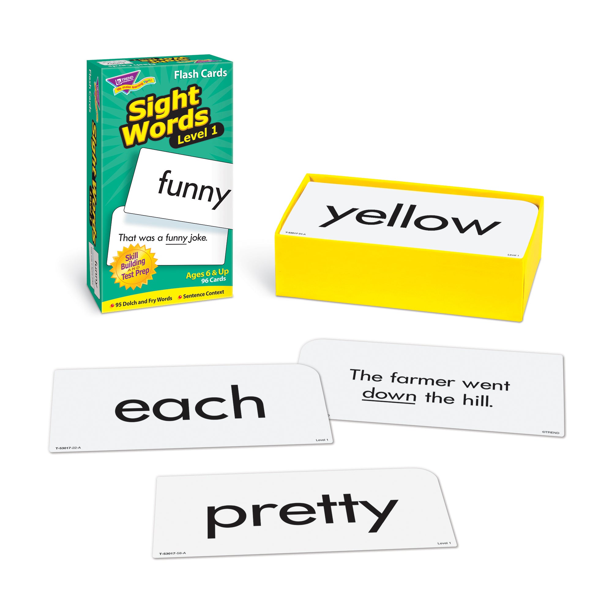 Sight Words – Level 1 Skill Drill Flash Cards, 3 Packs